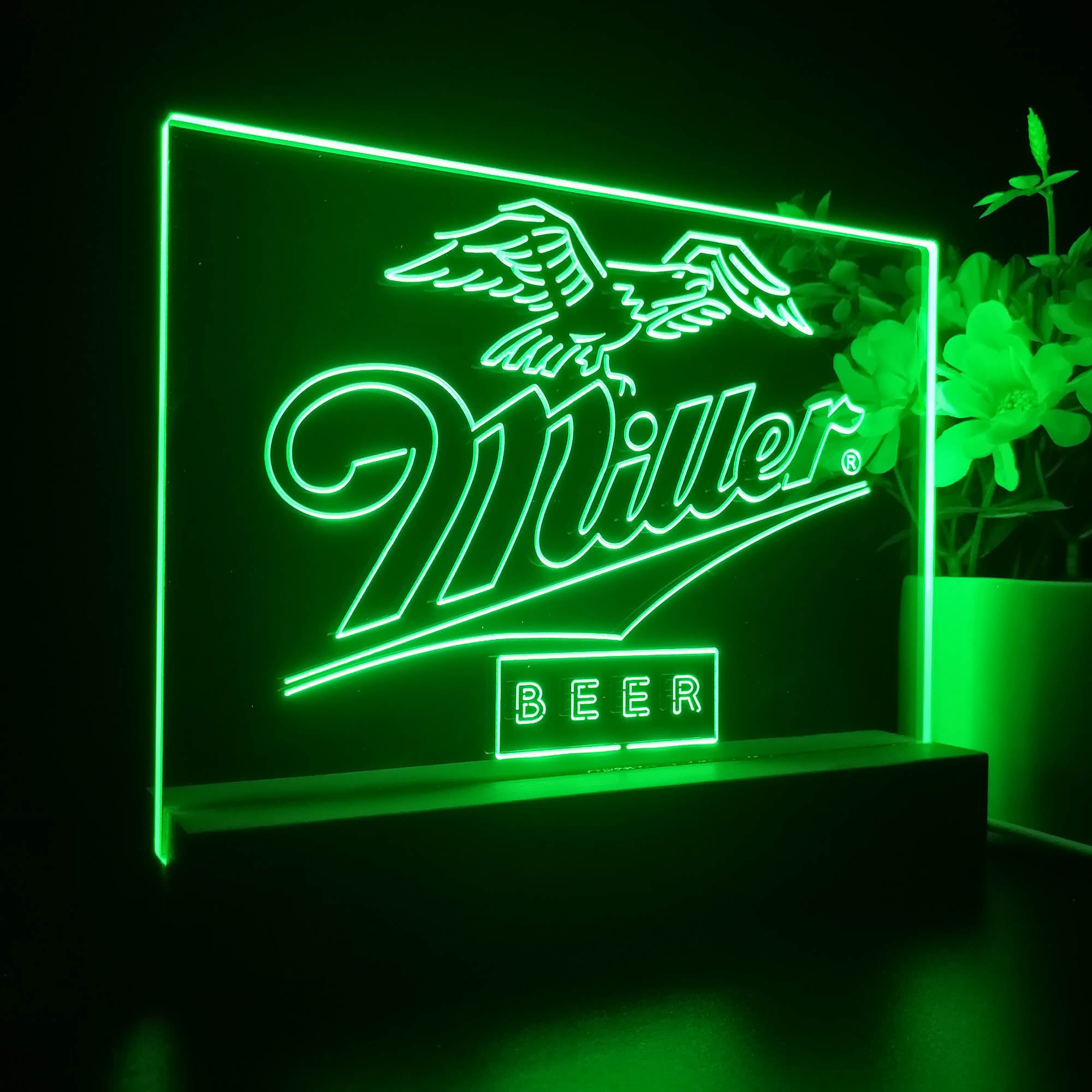 Miller Beer Eagle Classic Night Light LED Sign