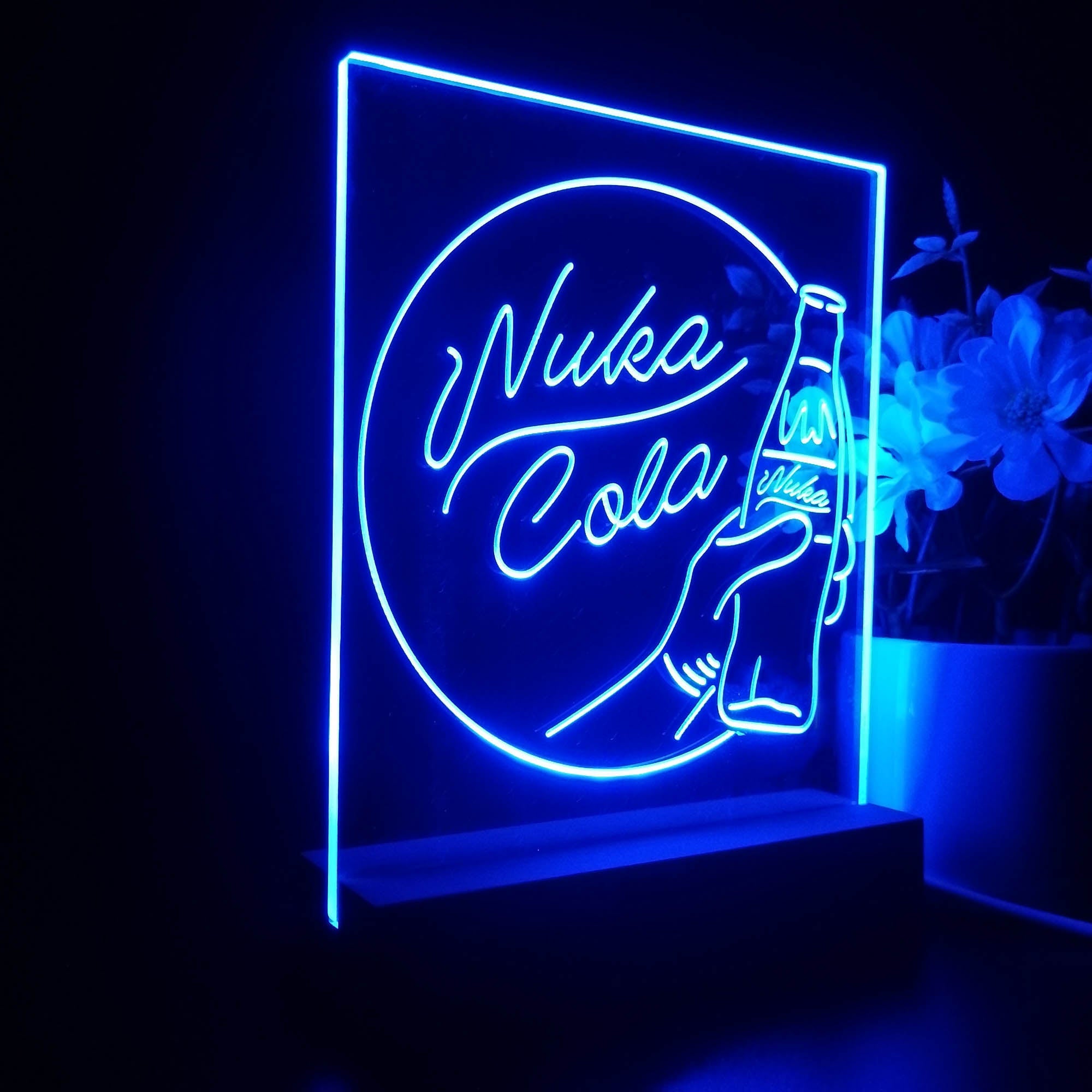 Nuka Cola Fallout Game Room Night Light LED Sign