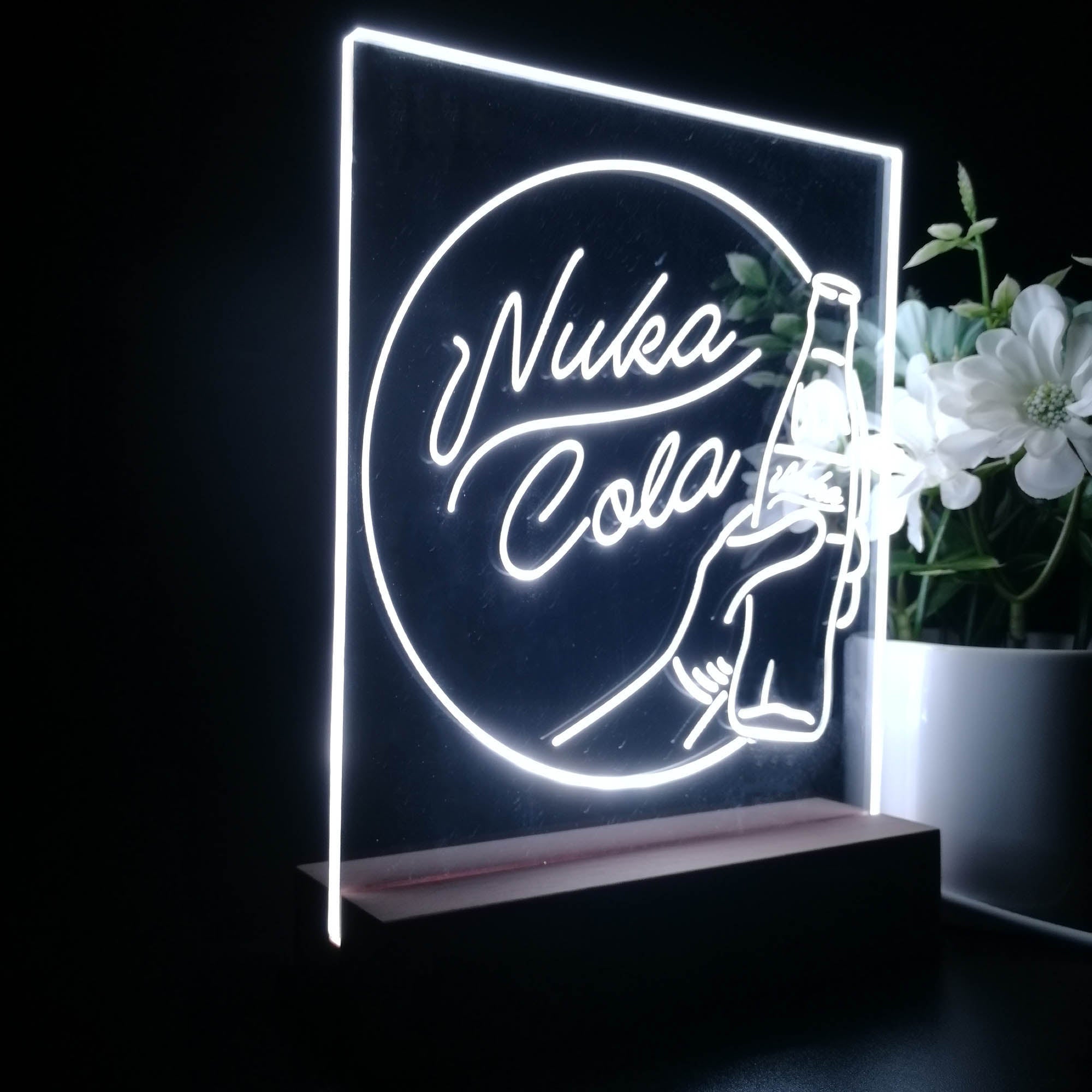 Nuka Cola Fallout Game Room Night Light LED Sign
