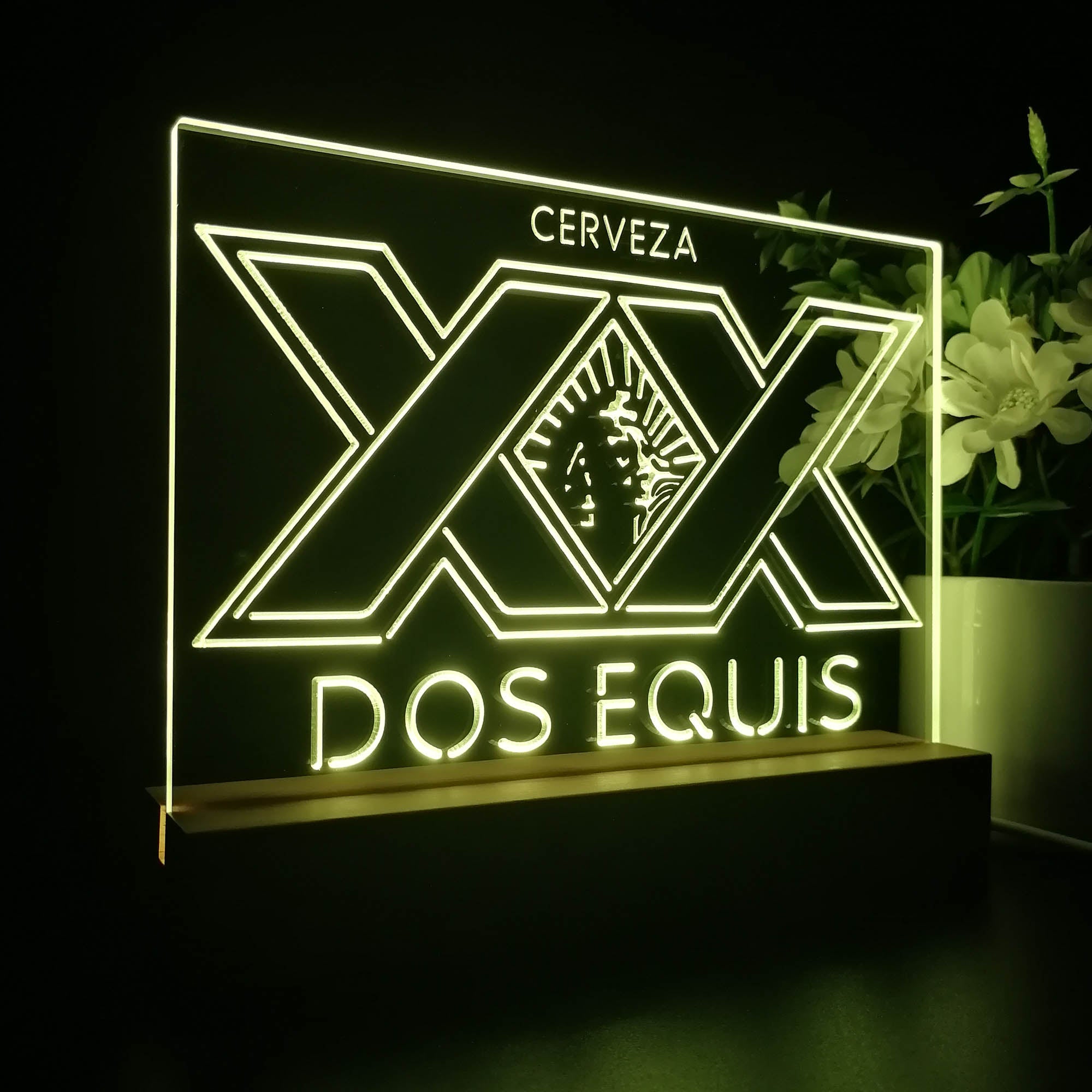 XX Dos Equis Beer Night Light LED Sign
