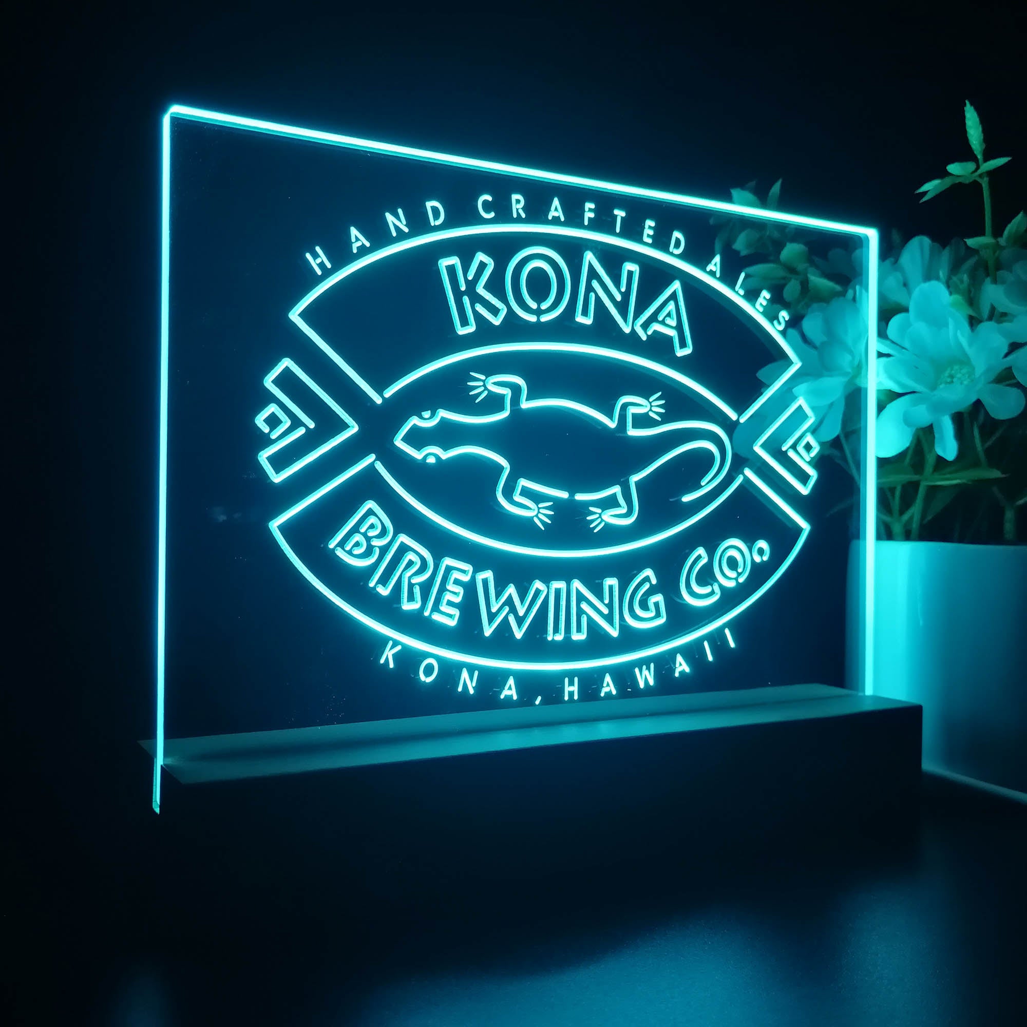 Kona Brewing Co. Hawaii Night Light LED Sign