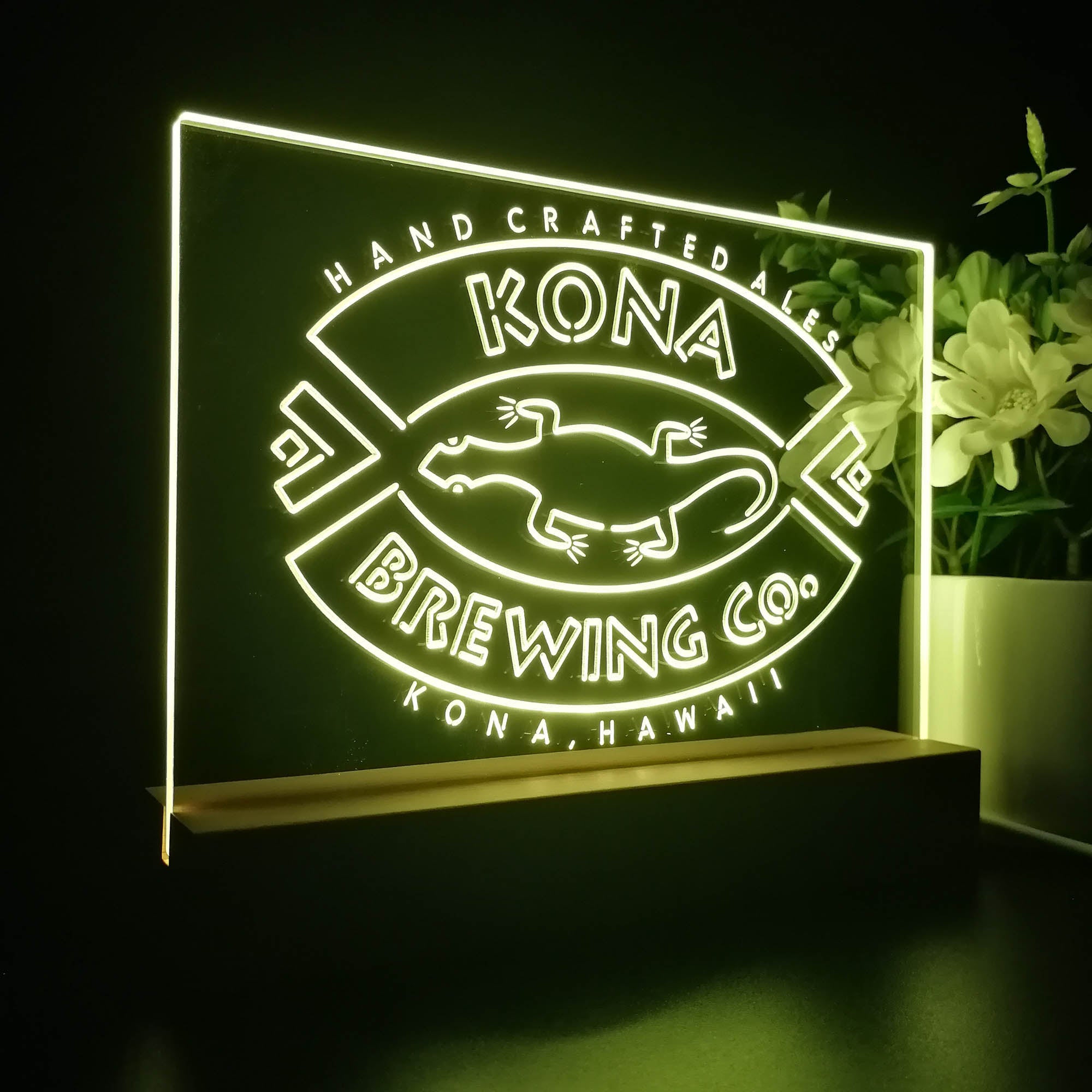 Kona Brewing Co. Hawaii Night Light LED Sign