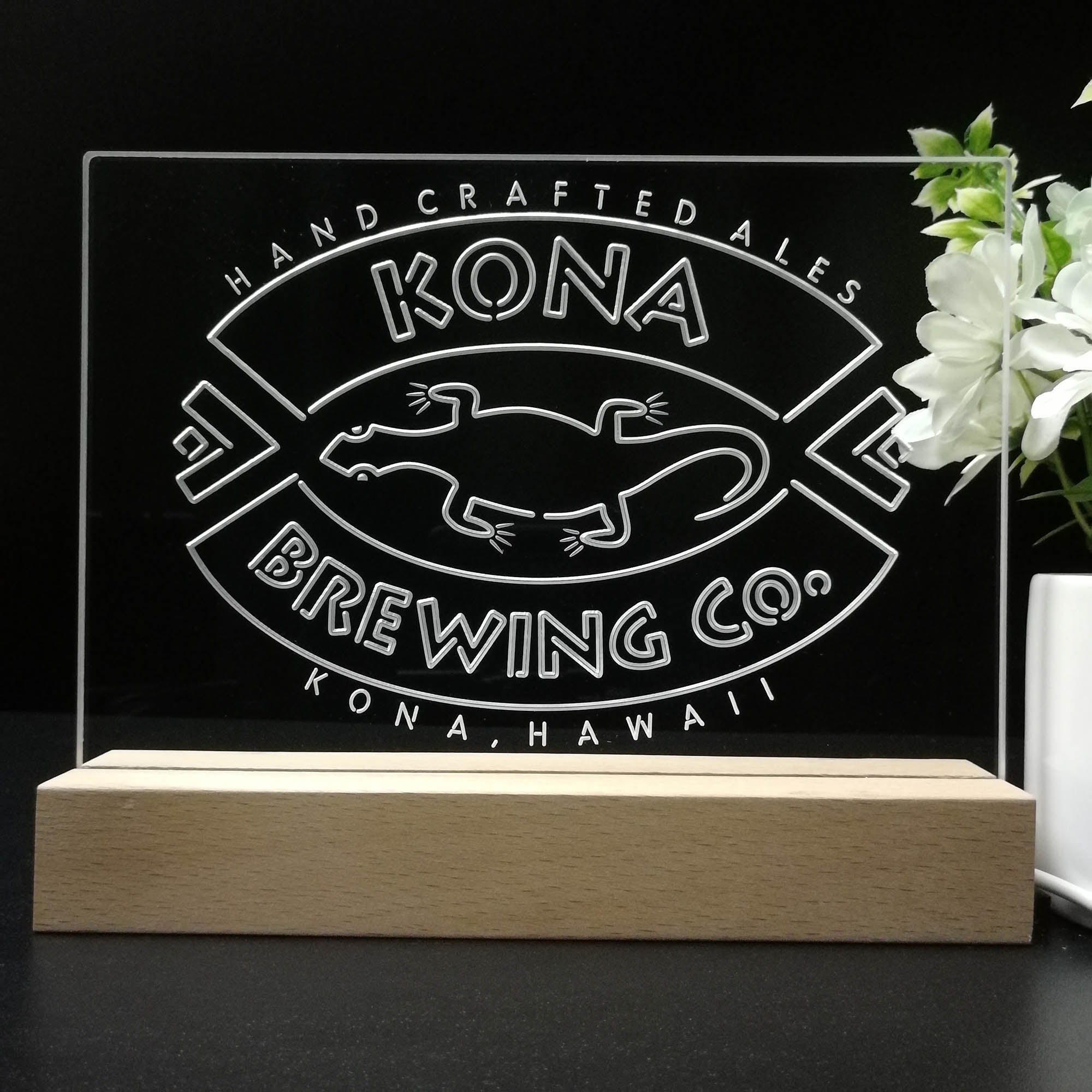 Kona Brewing Co. Hawaii Night Light LED Sign