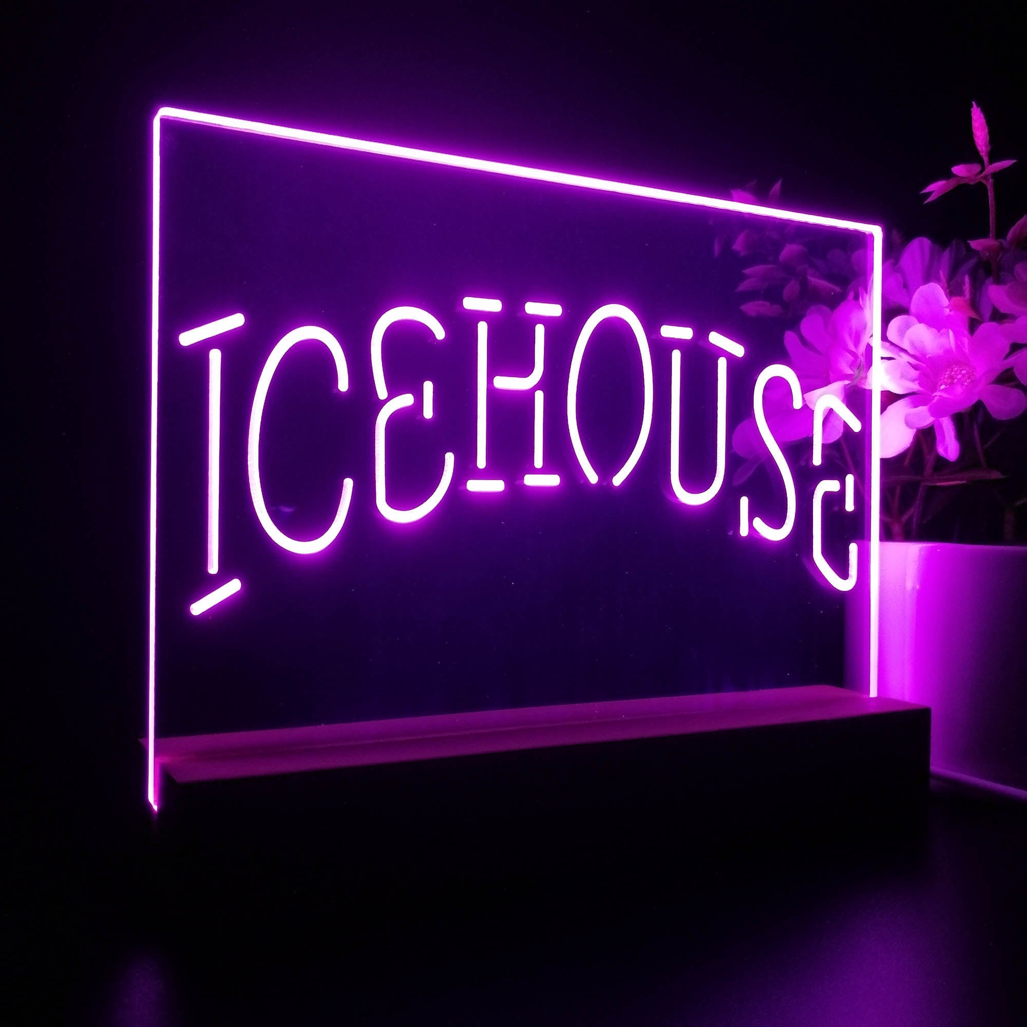 Icehouse Beer Night Light LED Sign