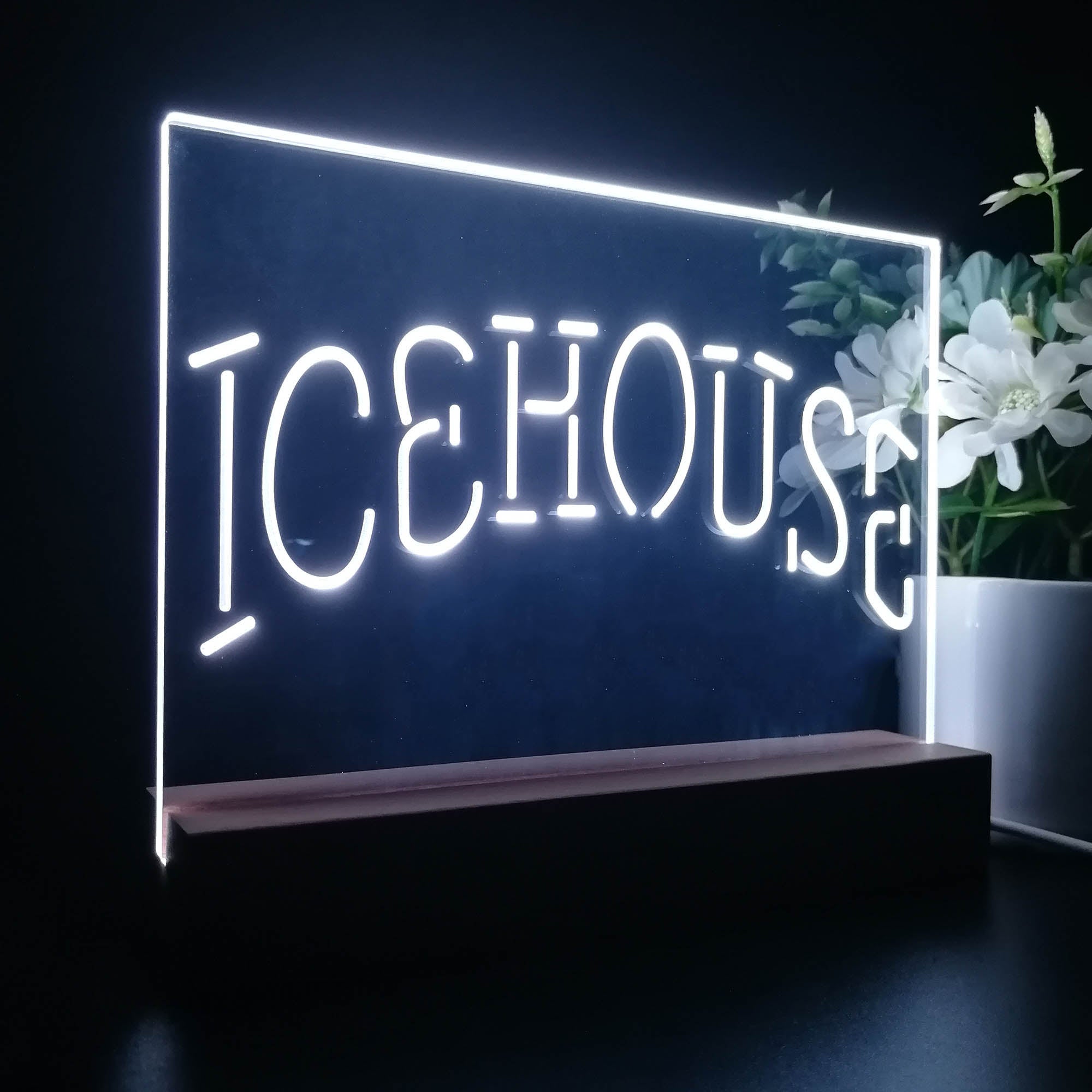 Icehouse Beer Night Light LED Sign