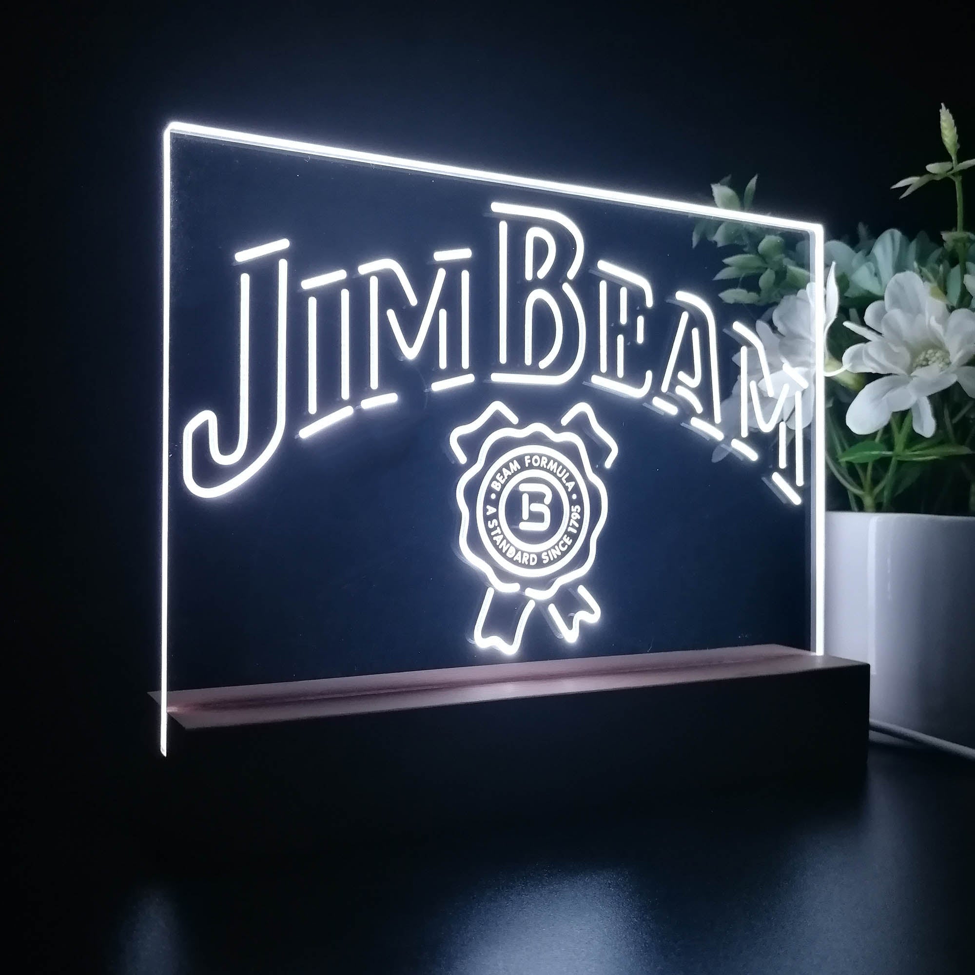 Jim Beam Beer Night Light LED Sign