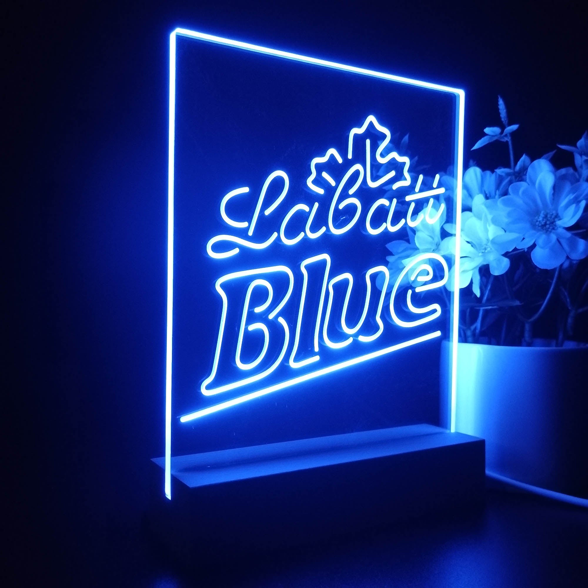 Labatt Blue Beer Night Light LED Sign