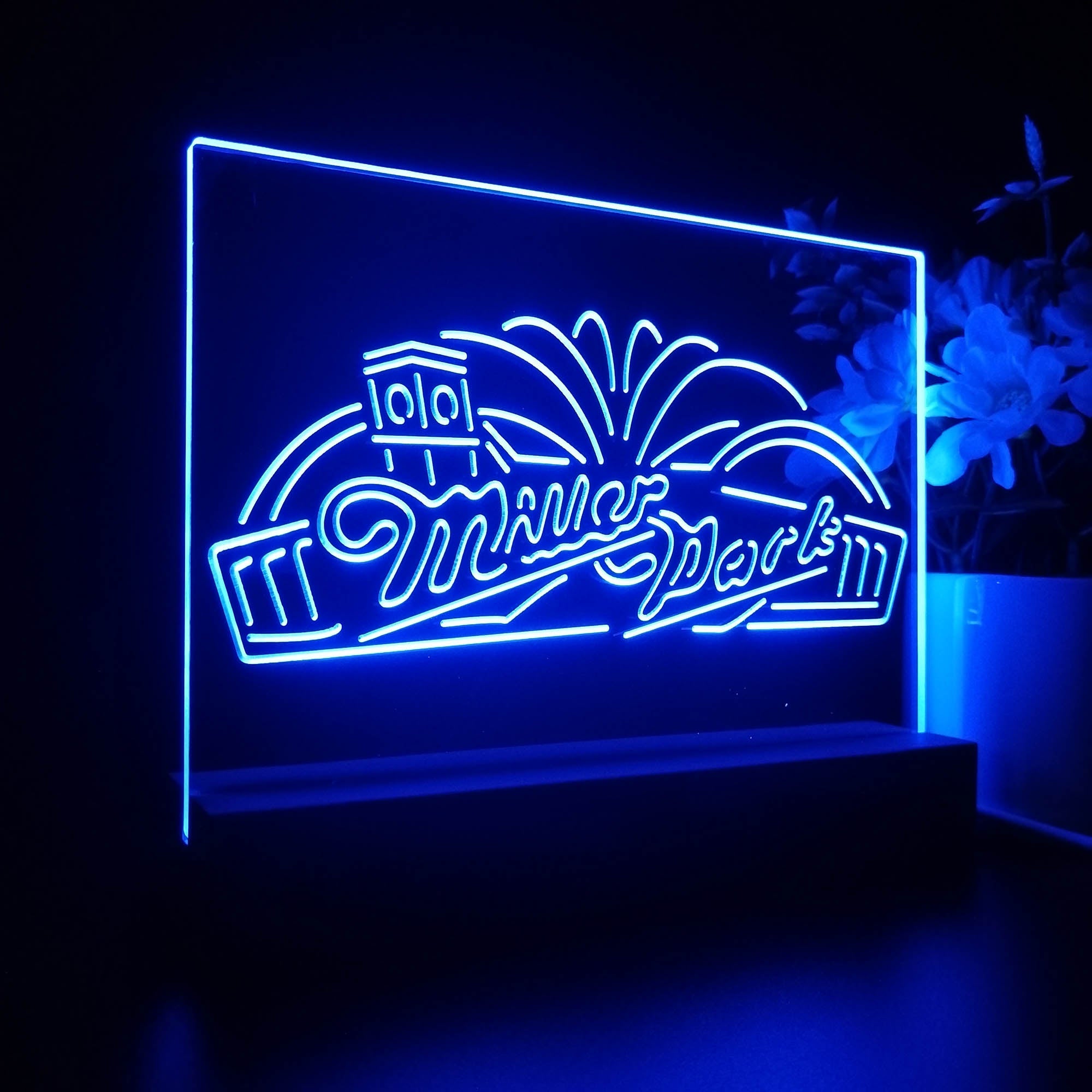 Miller Park Beer Night Light LED Sign