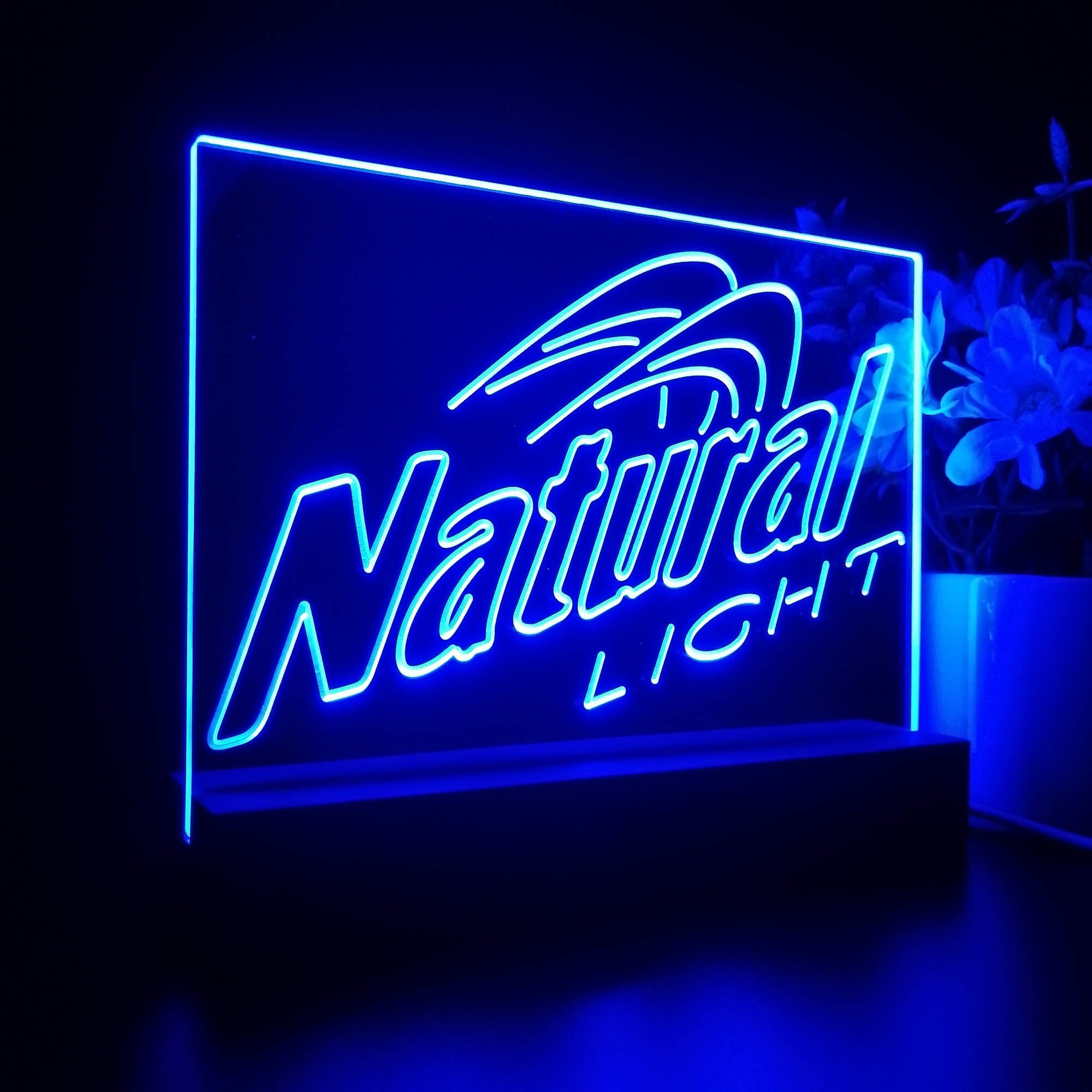 Natural Light Beer Night Light LED Sign