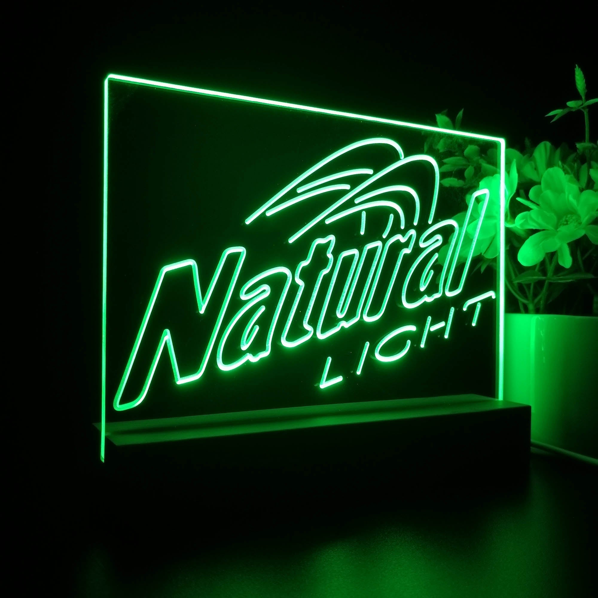 Natural Light Beer Night Light LED Sign