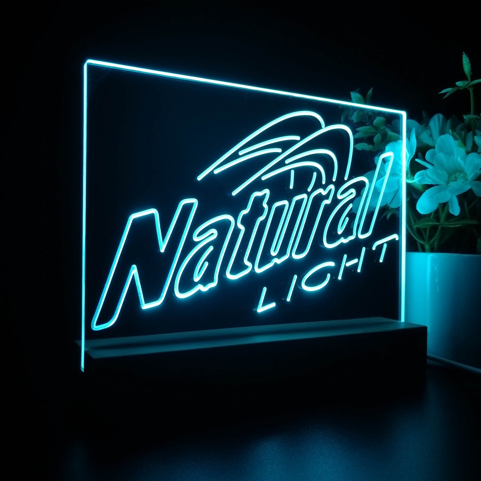 Natural Light Beer Night Light LED Sign