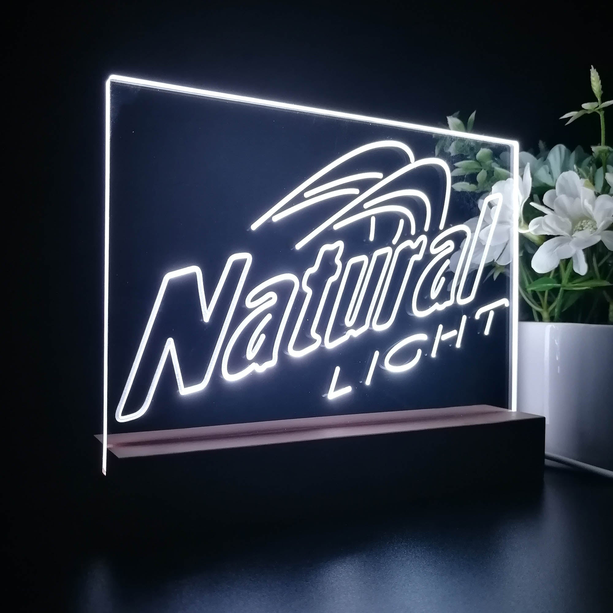 Natural Light Beer Night Light LED Sign