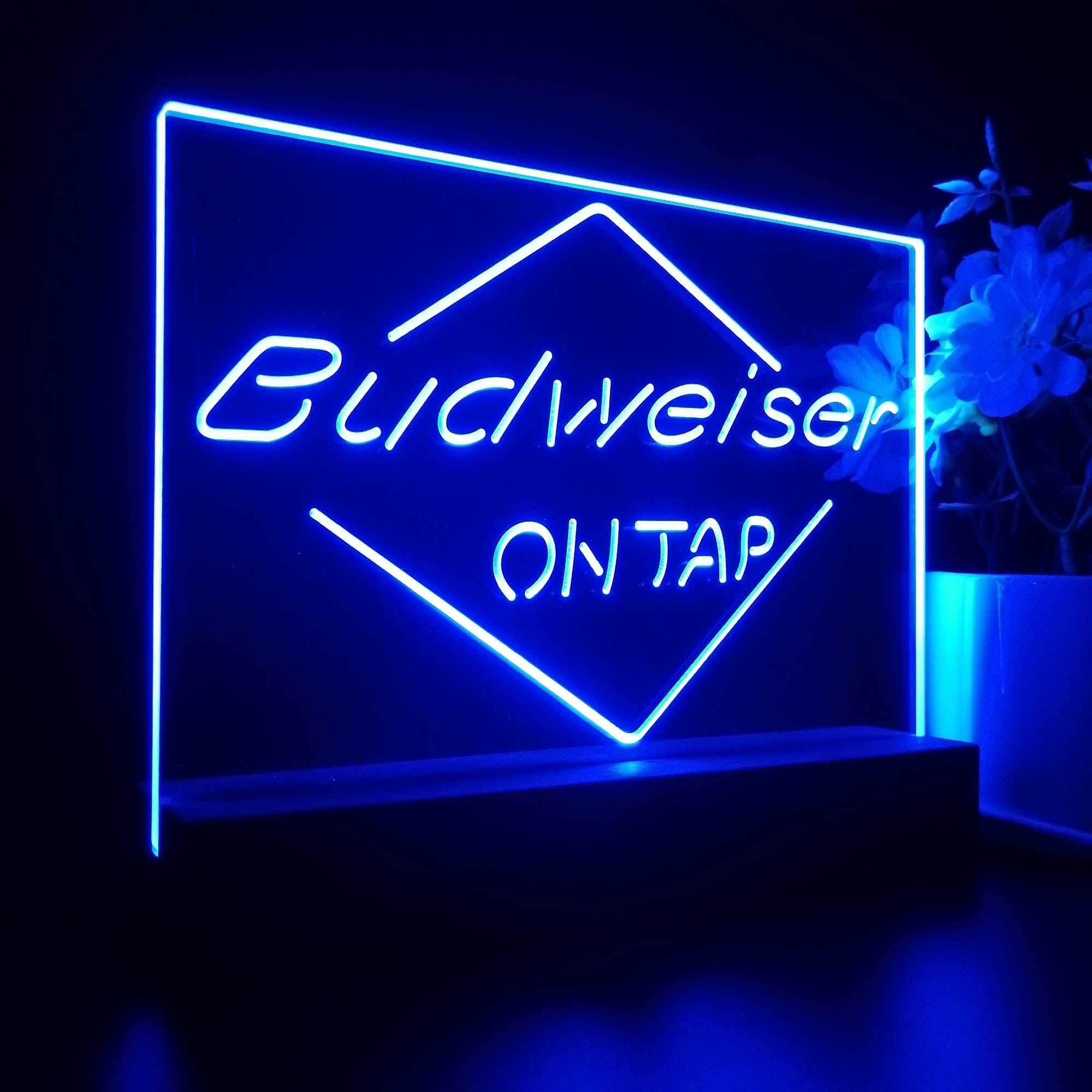 Budweiser On Tap Beer Night Light LED Sign
