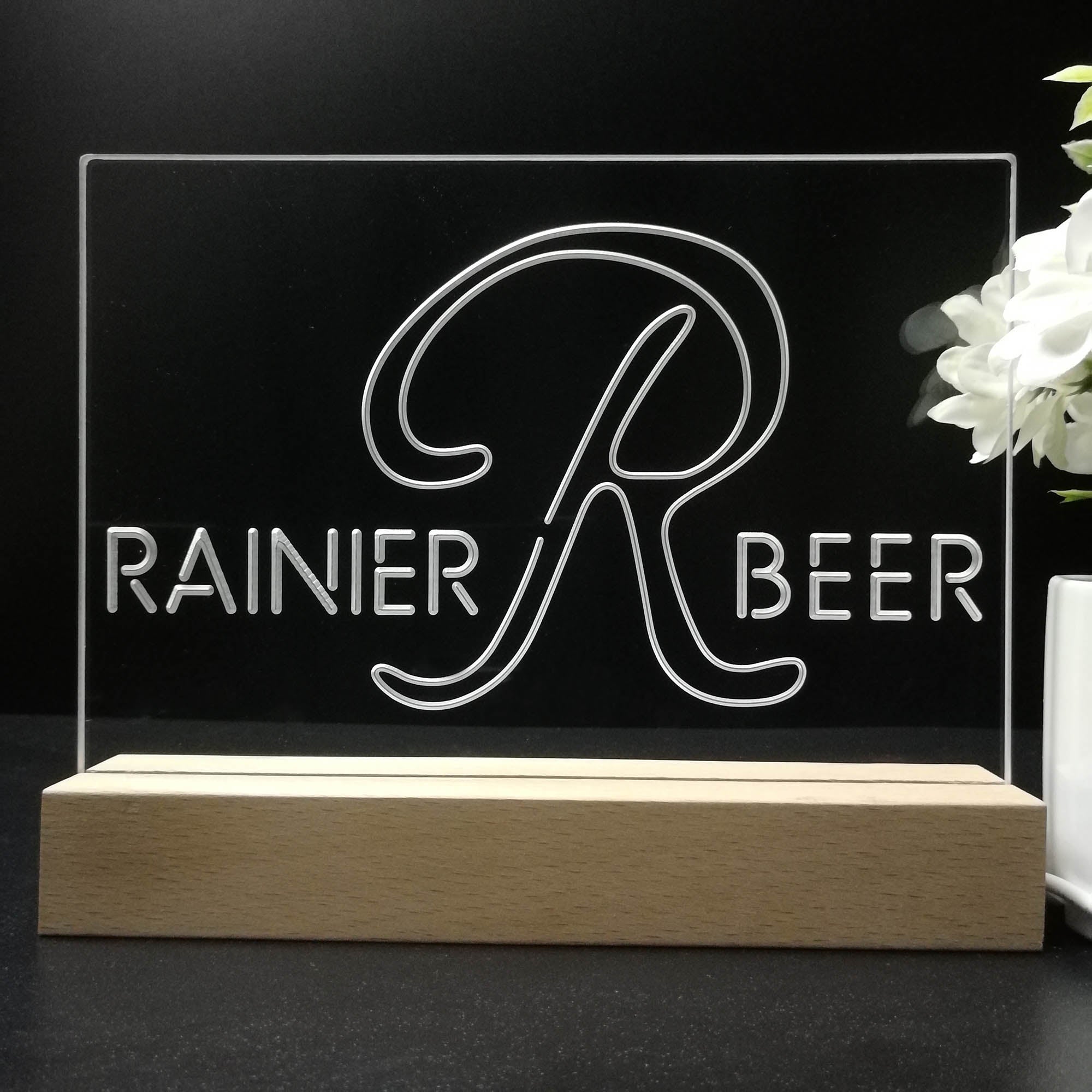 Rainier Beer Night Light LED Sign