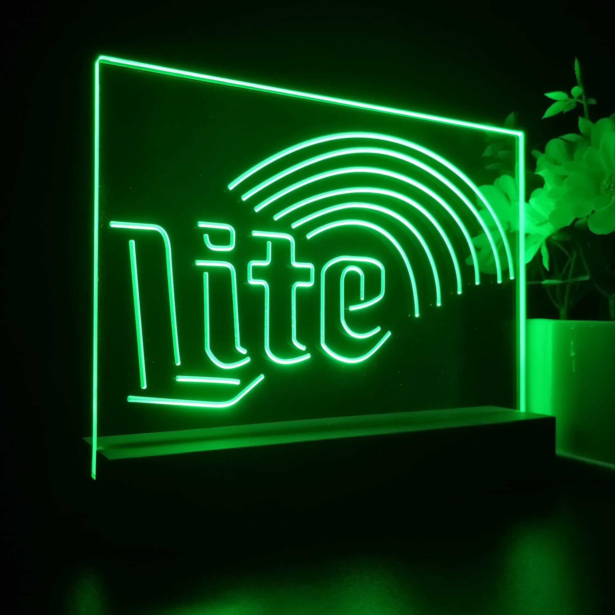 Miller Lite Rainbow Night Light LED Sign