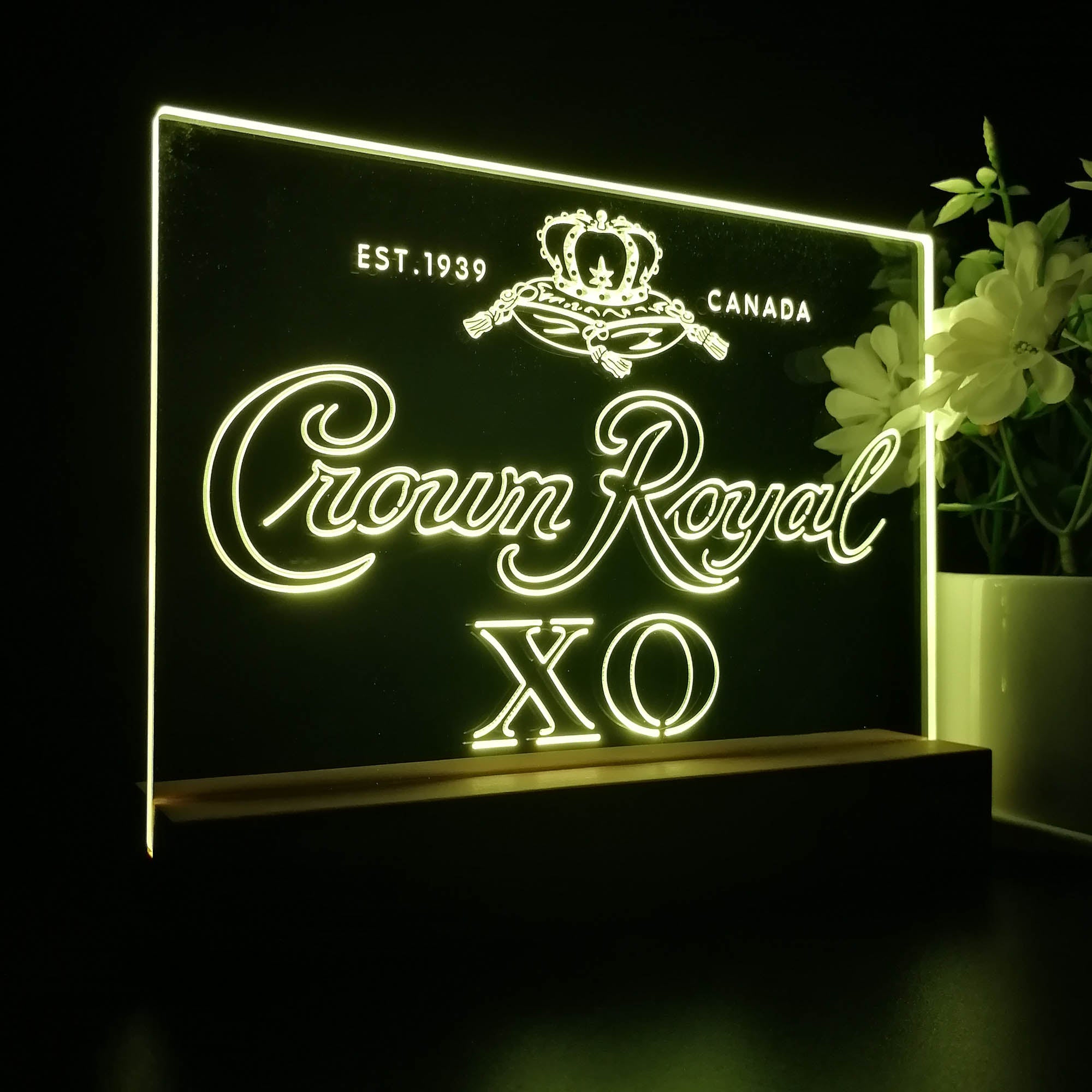 Crown Royal XO Night Light LED Sign