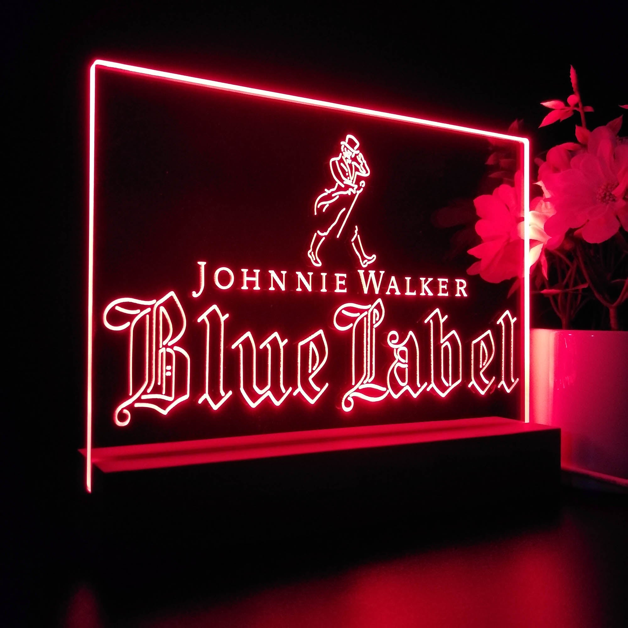 Johnnie Walker Blue Label Whiskey Night Light LED Sign