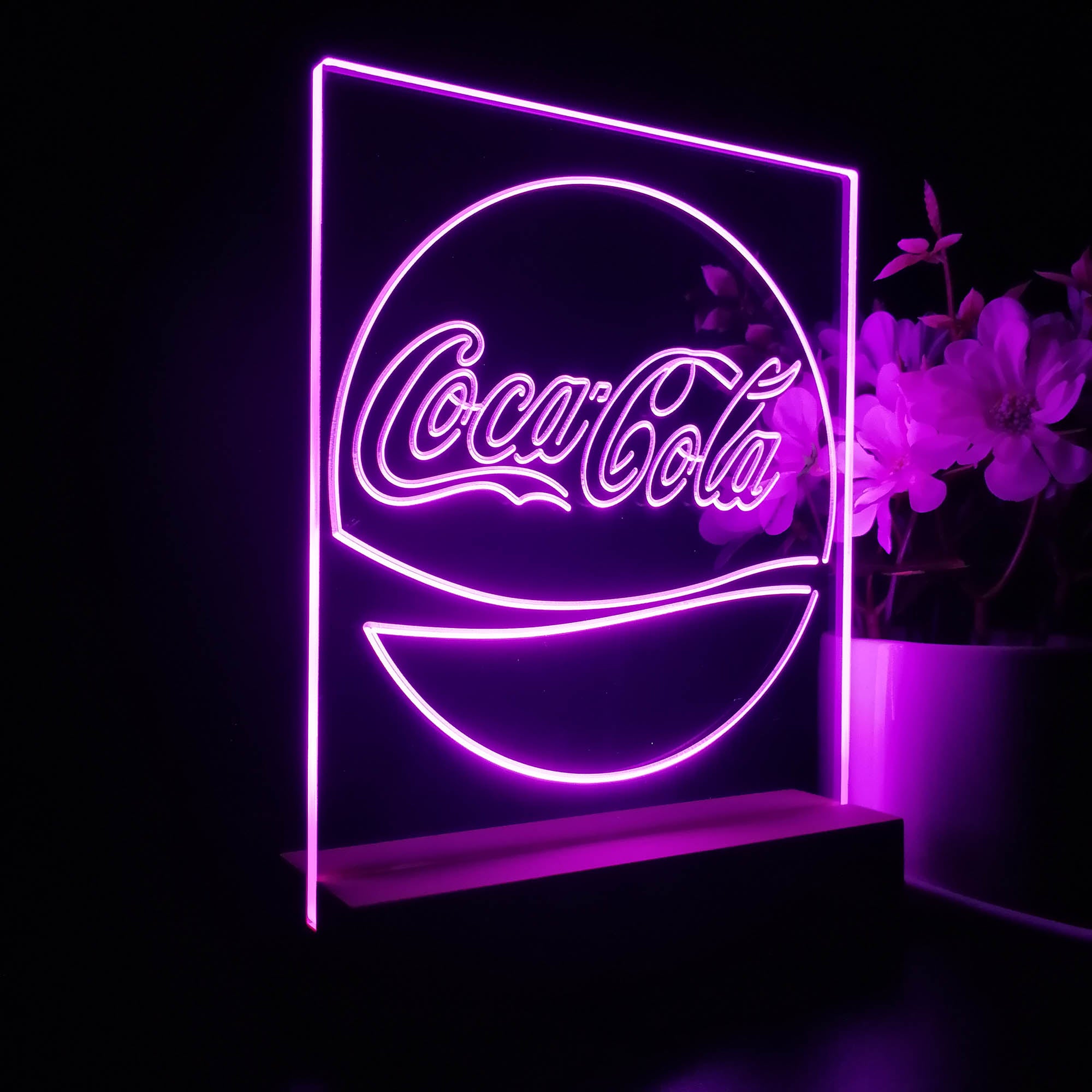 Coca Cola Classic Soft Drink Night Light LED Sign