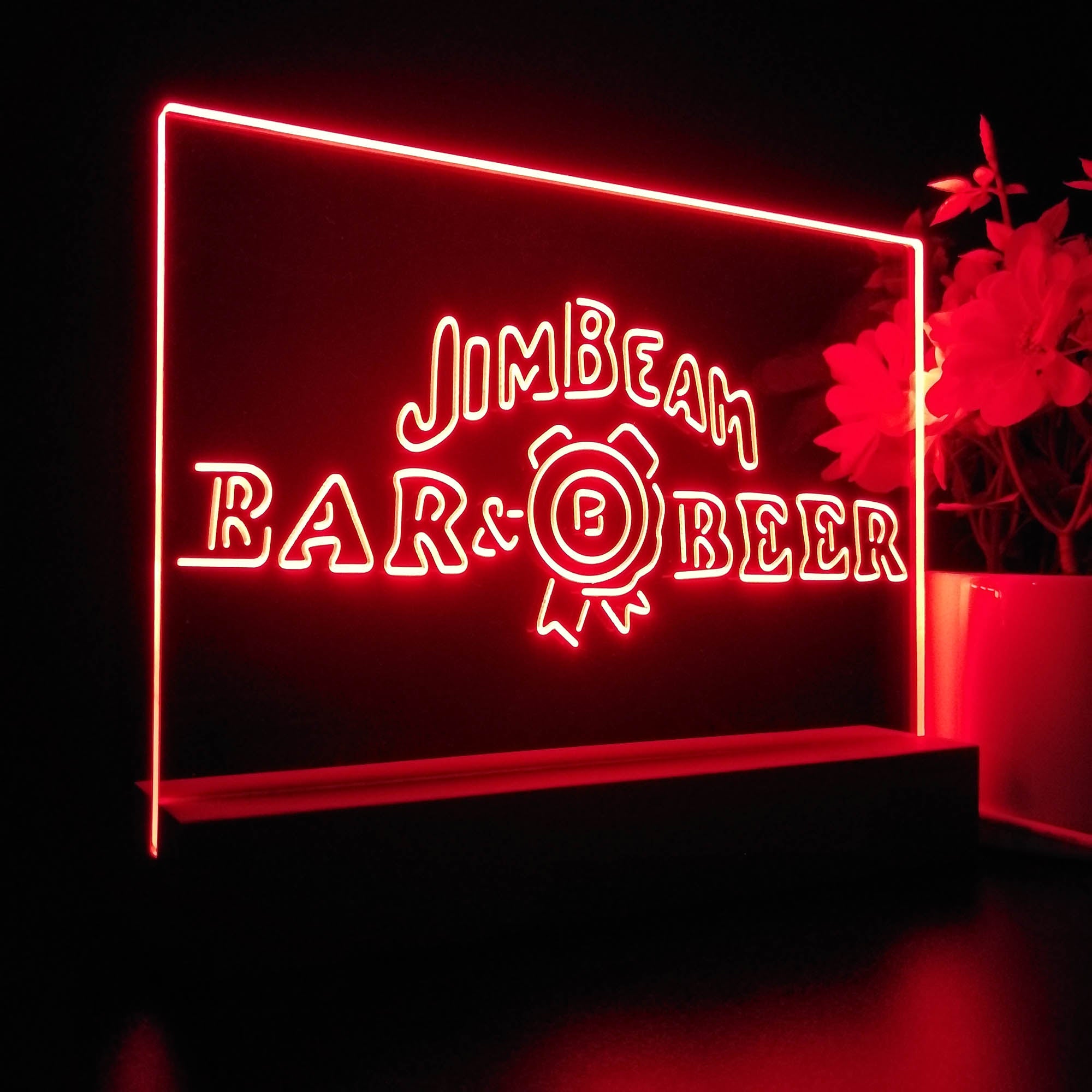 Jim Beam Bar Beer Night Light LED Sign