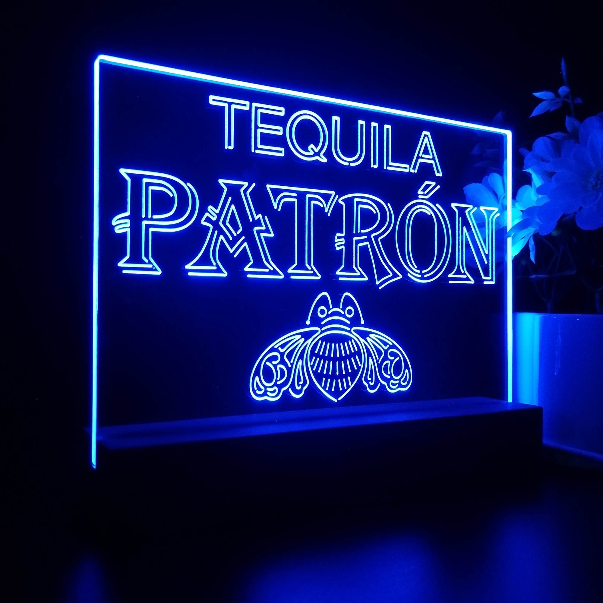 Tequila Patron Wine Night Light LED Sign