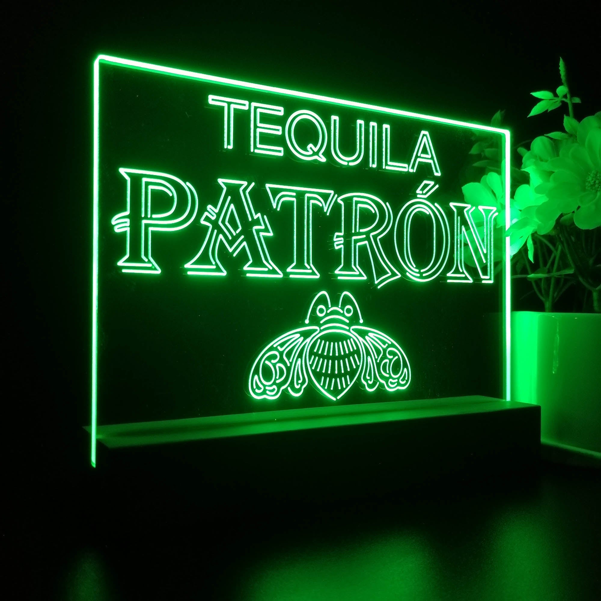 Tequila Patron Wine Night Light LED Sign