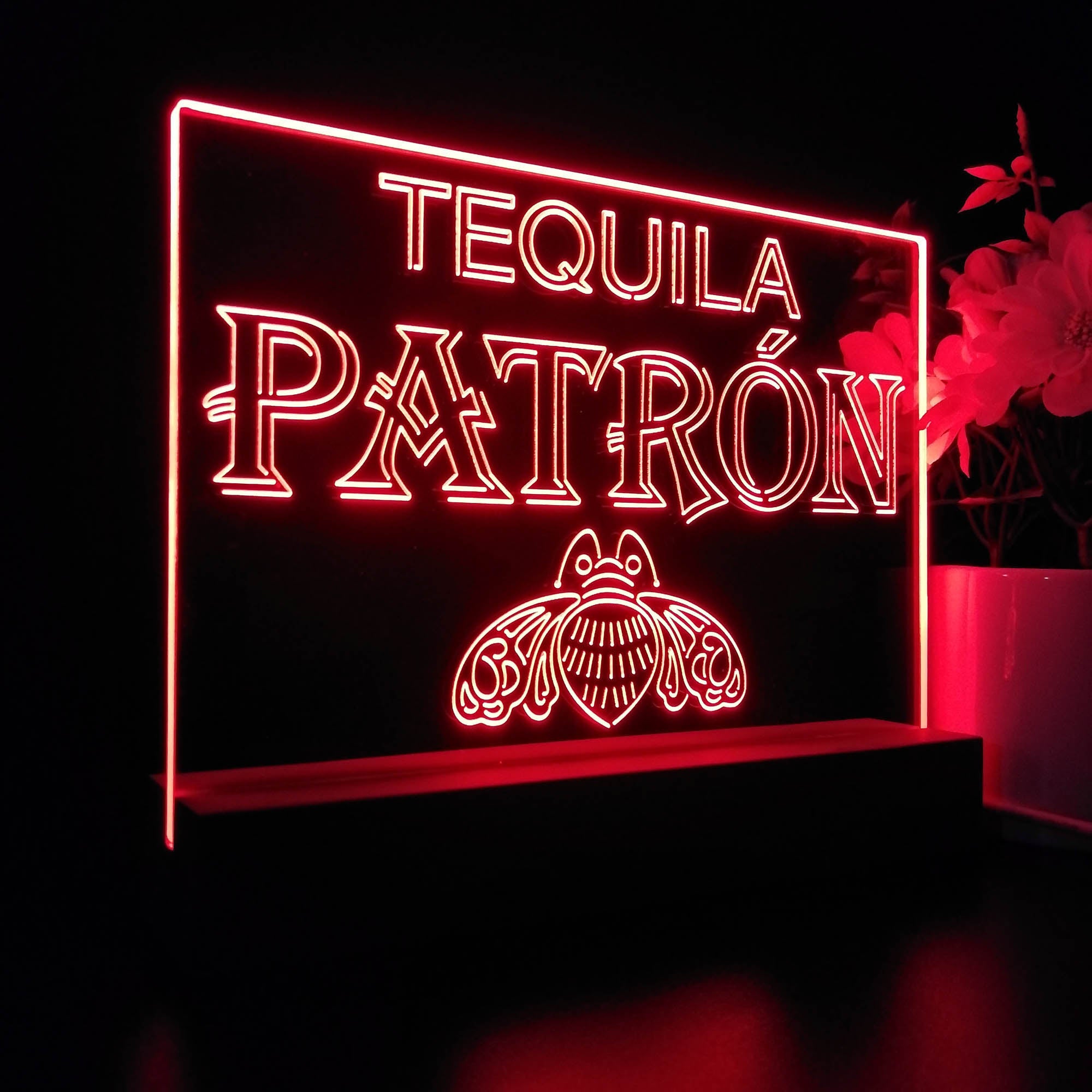 Tequila Patron Wine Night Light LED Sign