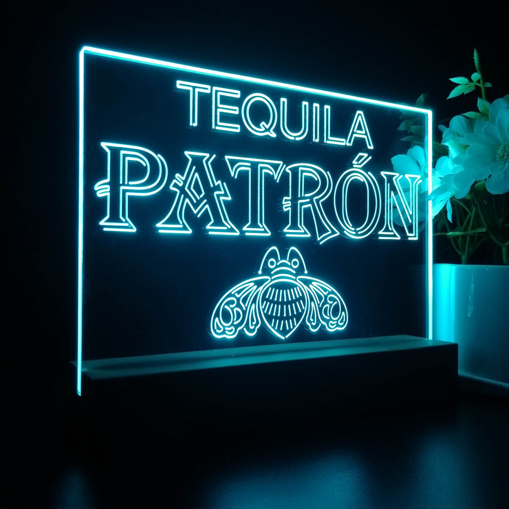 Tequila Patron Wine Night Light LED Sign