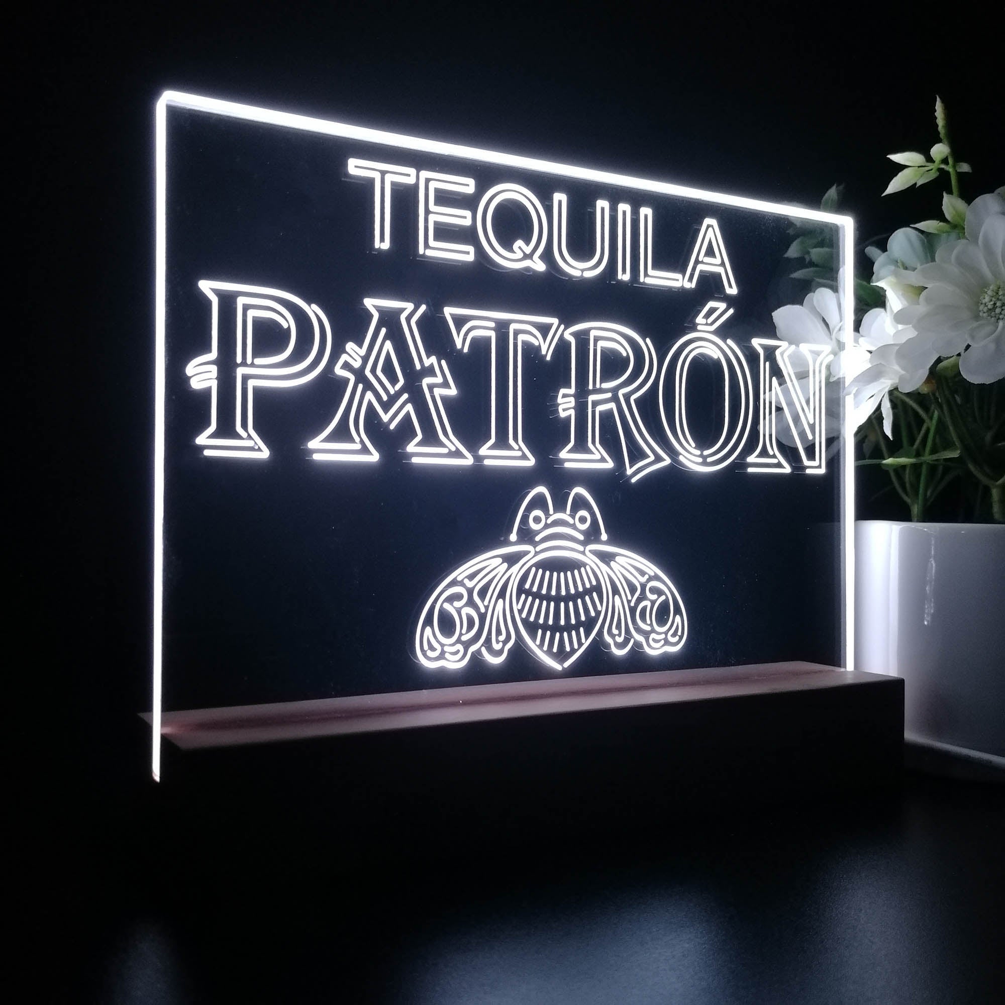 Tequila Patron Wine Night Light LED Sign