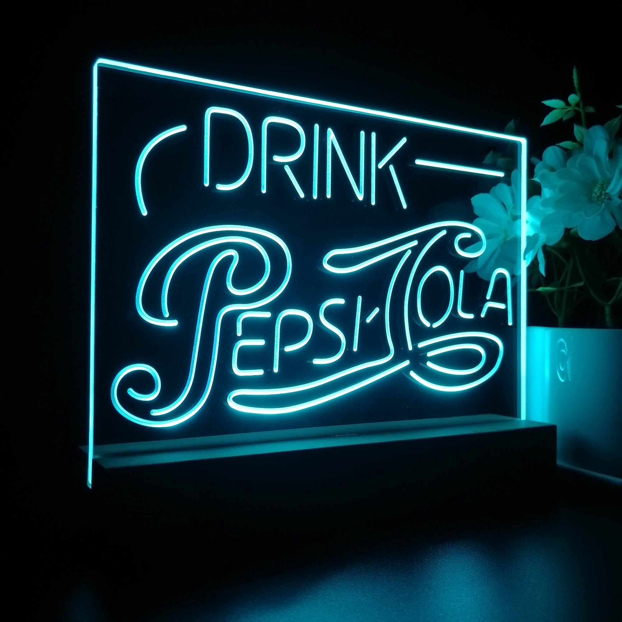 Drink Pepsi Cola Night Light LED Sign