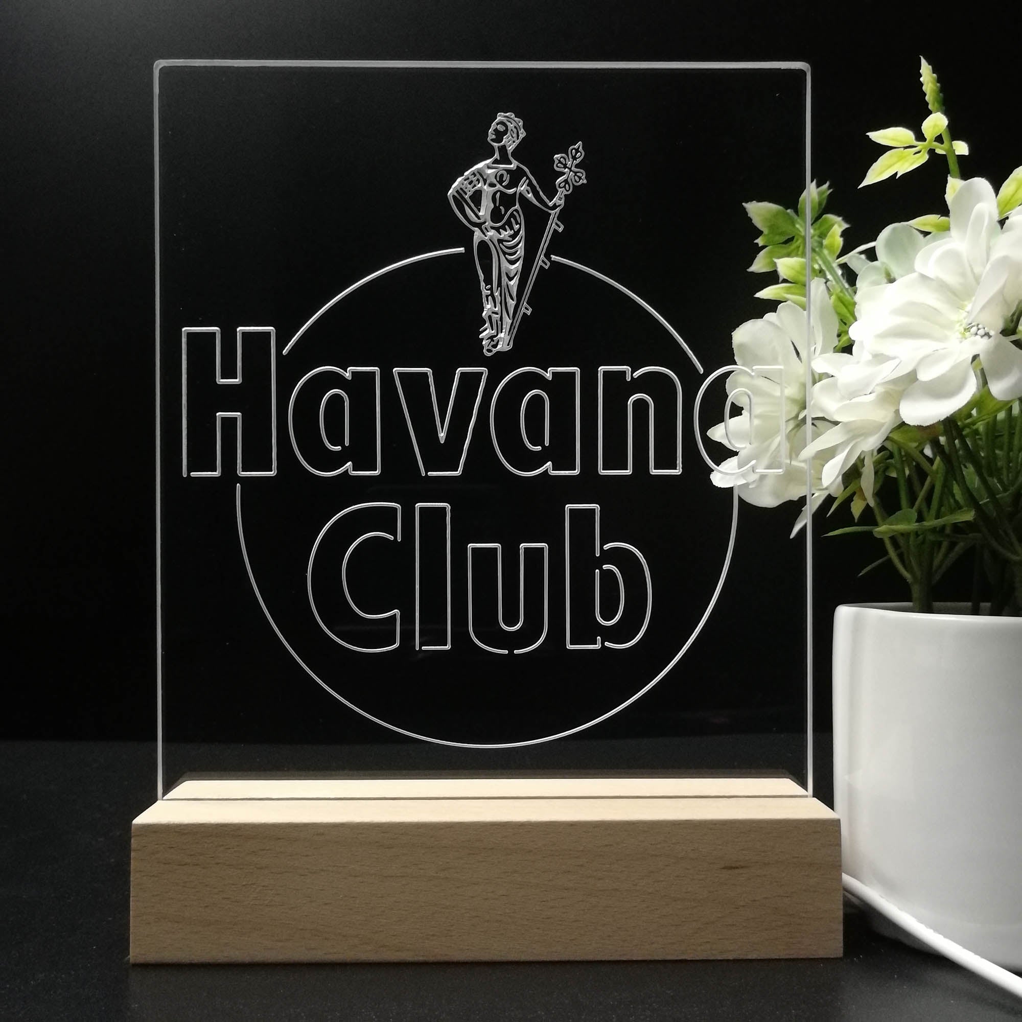 Havanas Club Beer Bar Night Light LED Sign