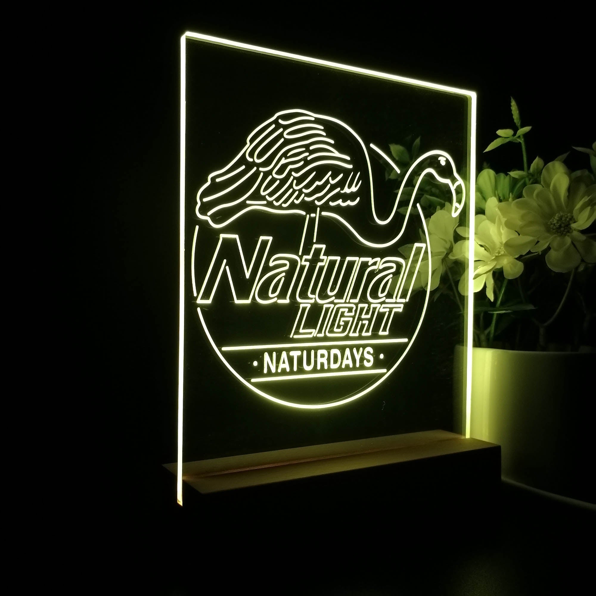 Natural Light Naturdays Night Light LED Sign