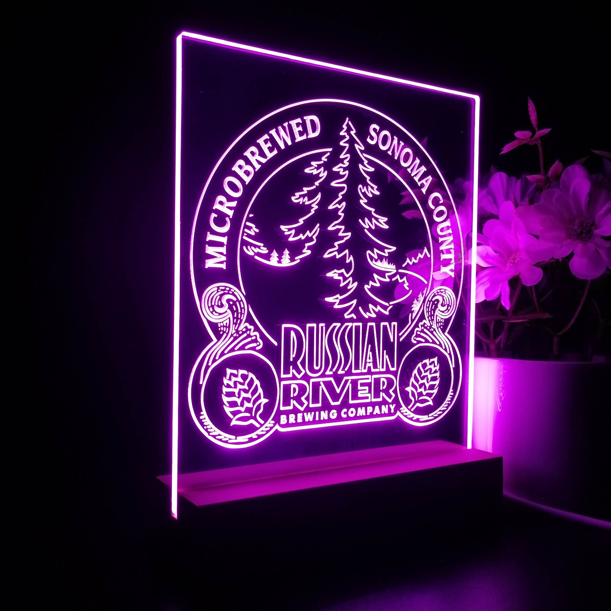 Russian River Brewing Co. Night Light LED Sign
