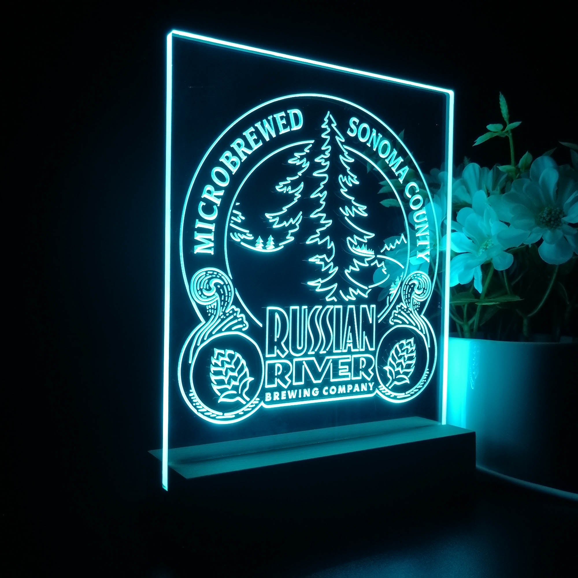 Russian River Brewing Co. Night Light LED Sign