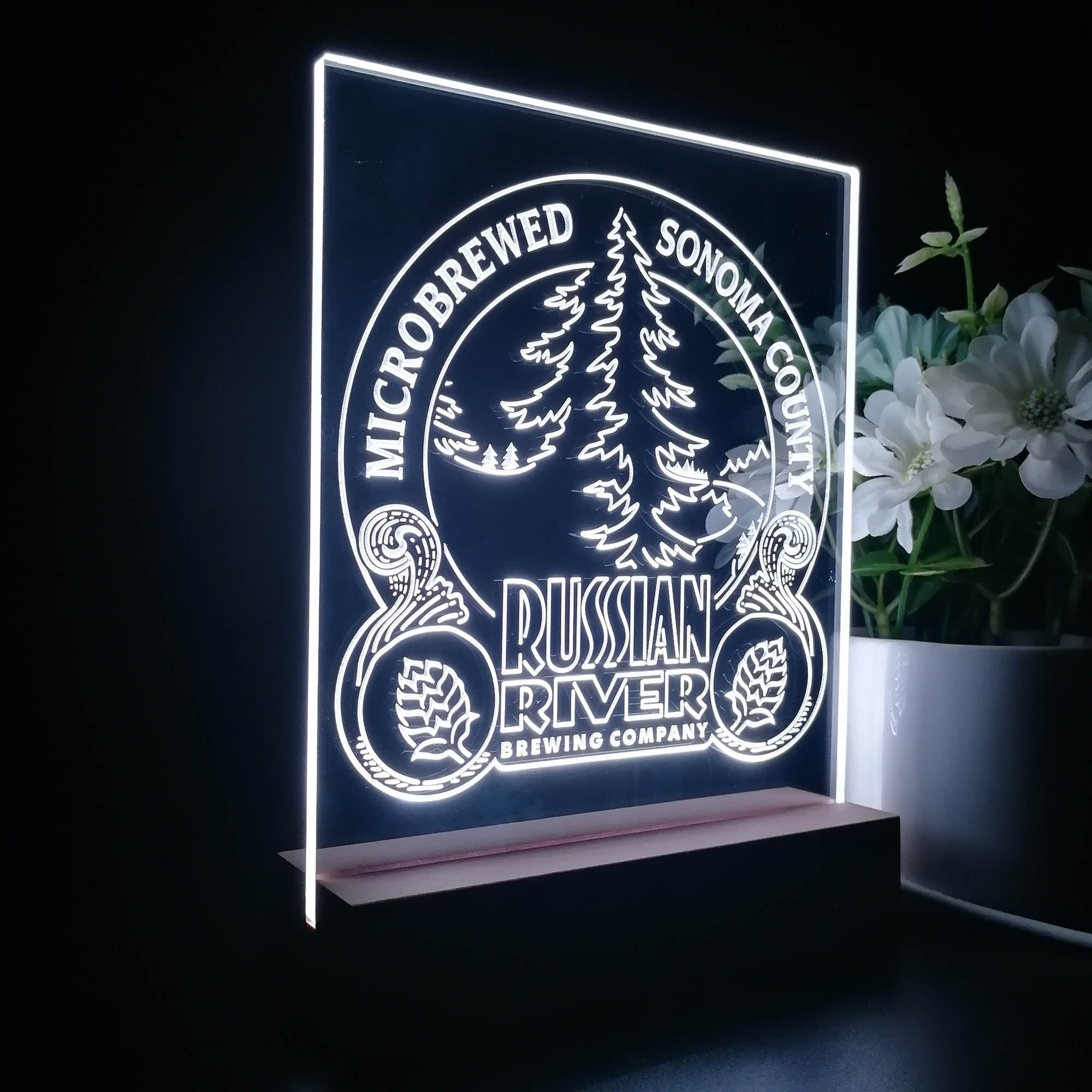 Russian River Brewing Co. Night Light LED Sign