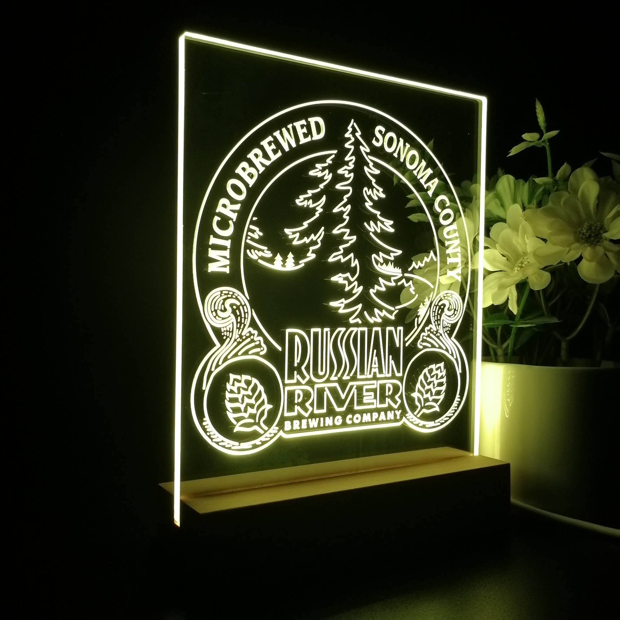 Russian River Brewing Co. Night Light LED Sign