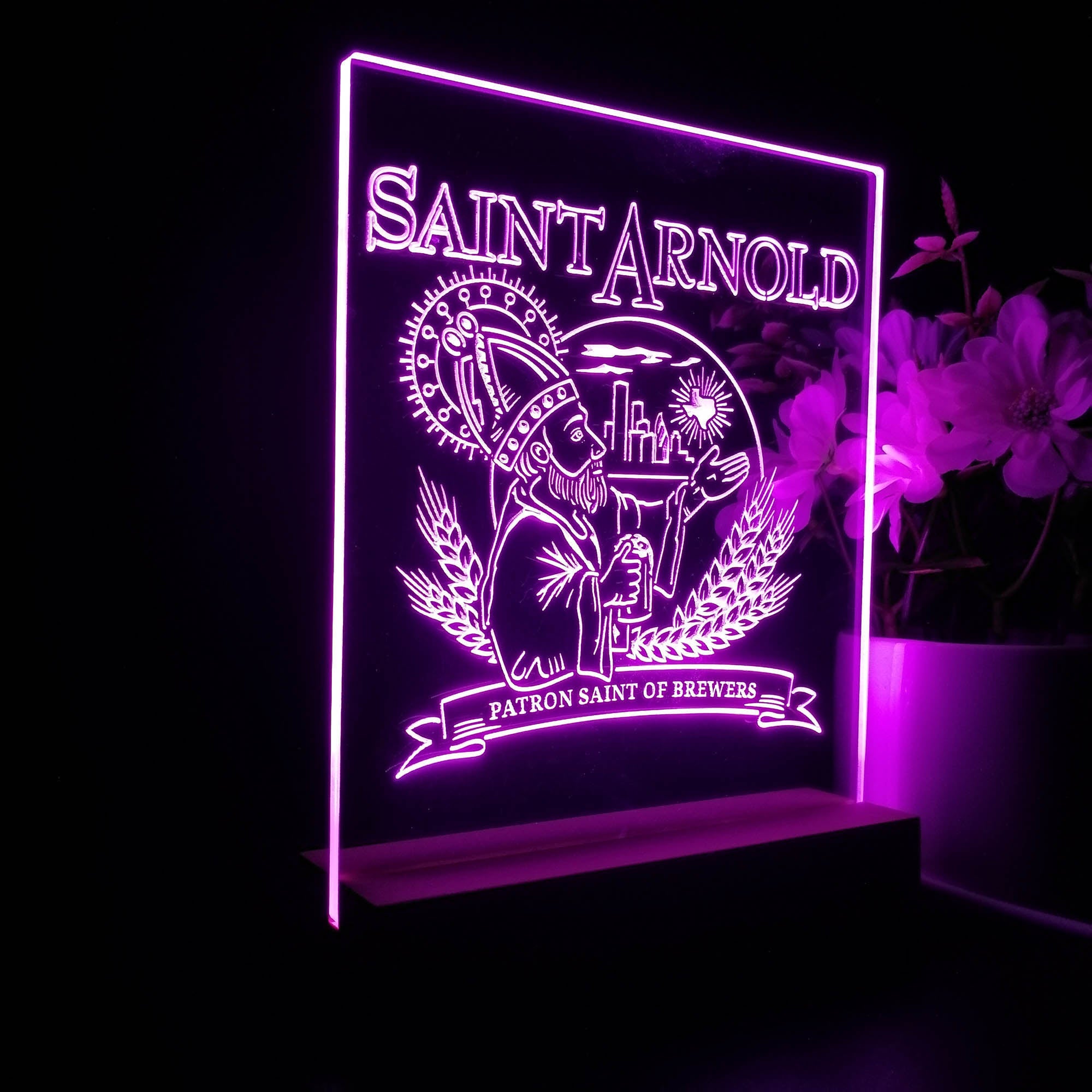 Saint Arnold Brewing Co. Night Light LED Sign