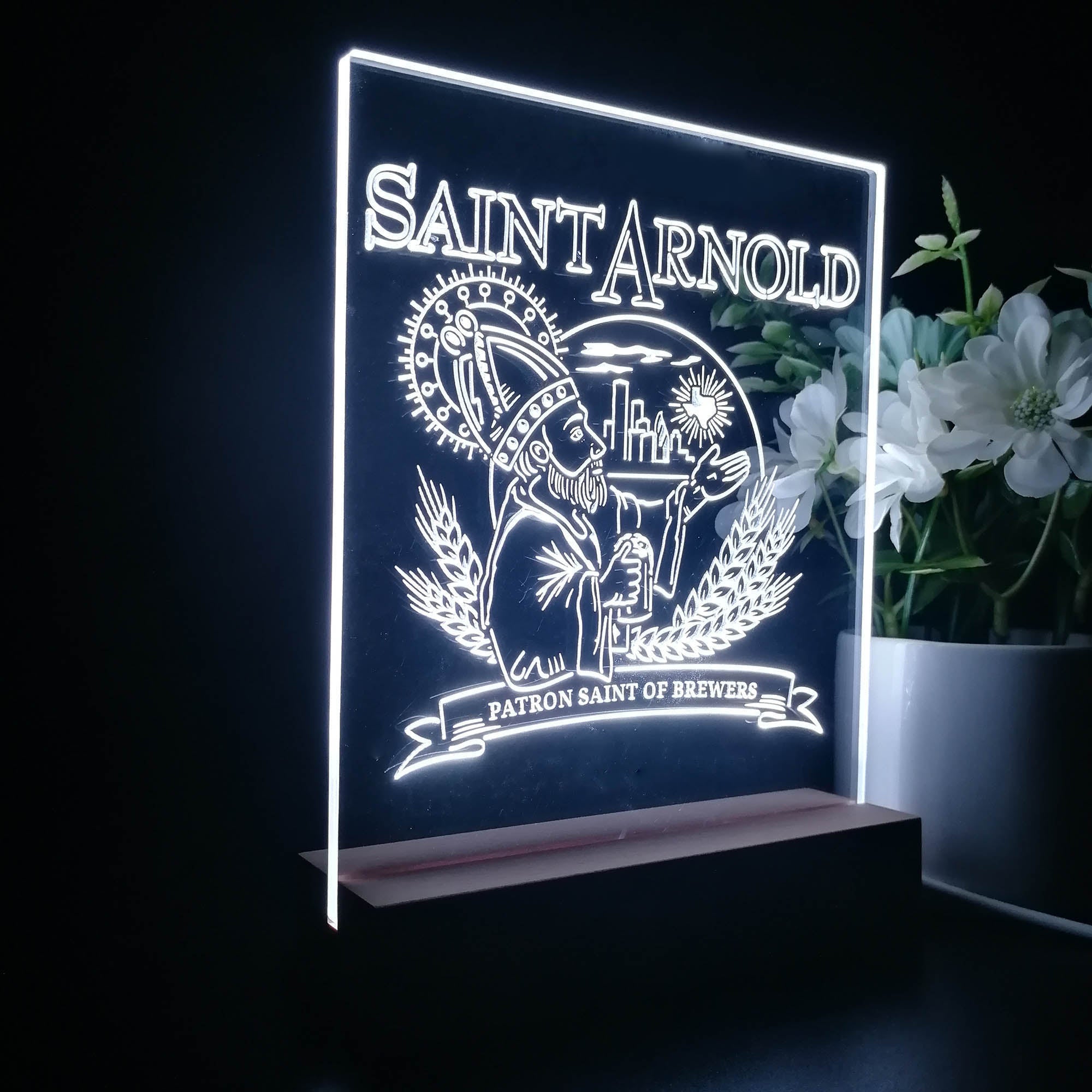 Saint Arnold Brewing Co. Night Light LED Sign