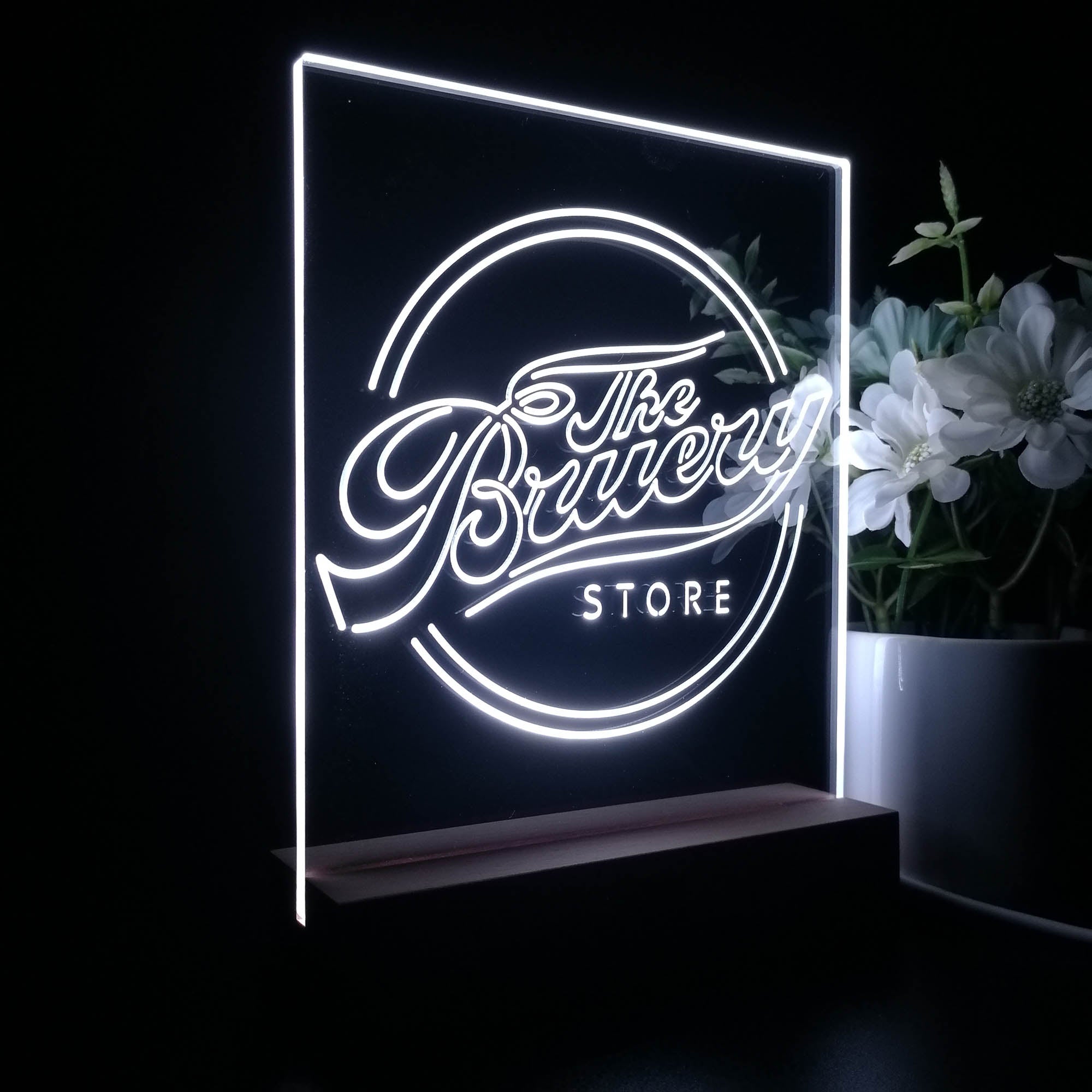 The Bruery Store D.C. Beer Night Light LED Sign