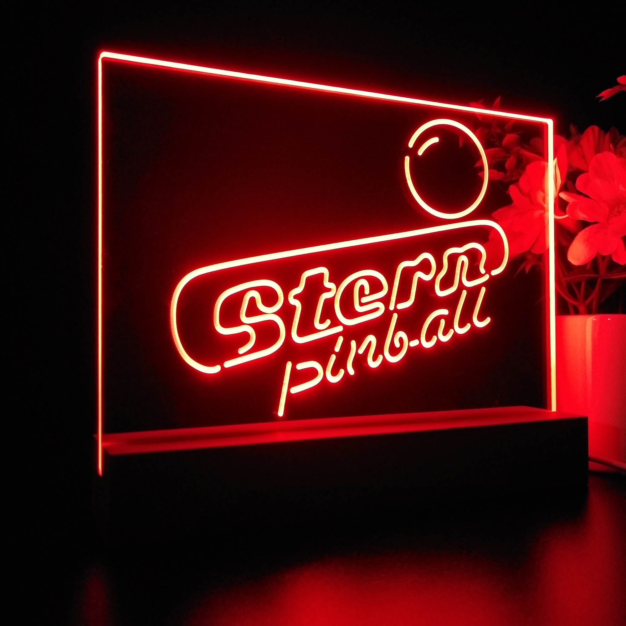 Stern Pinball Sport Team Night Lamp 3D Illusion Lamp