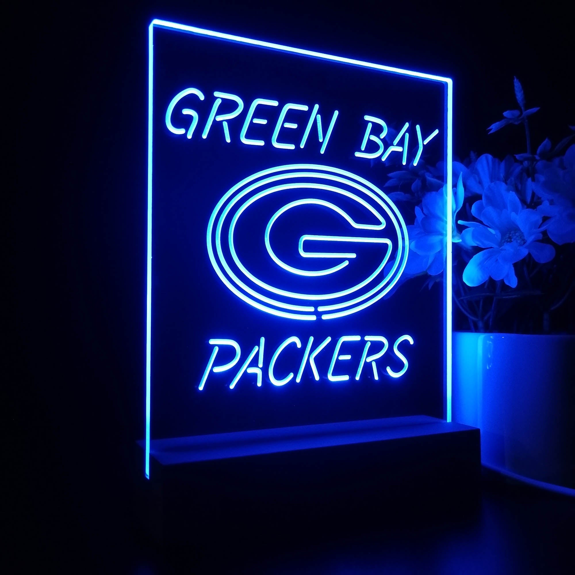 Green Bay Packers Club Sport Team Night Lamp 3D Illusion Lamp