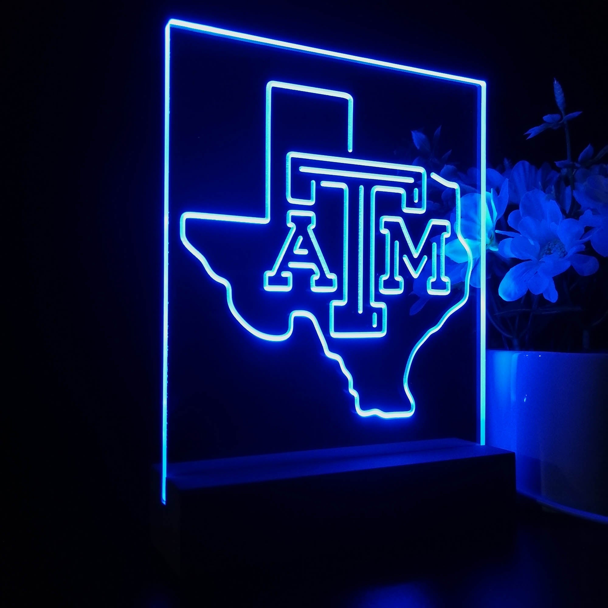 Texas A&M Aggies Sport Team Night Lamp 3D Illusion Lamp