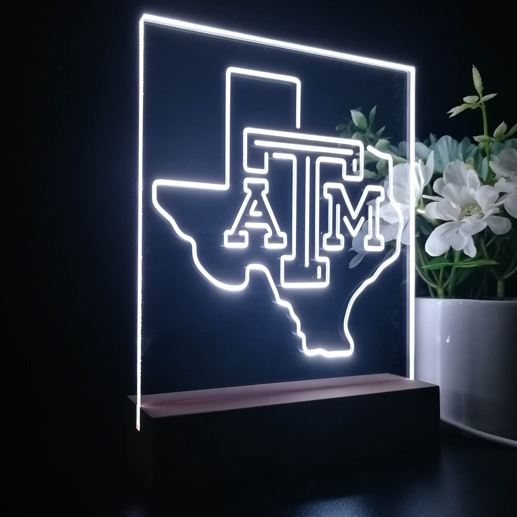 Texas A&M Aggies Sport Team Night Lamp 3D Illusion Lamp