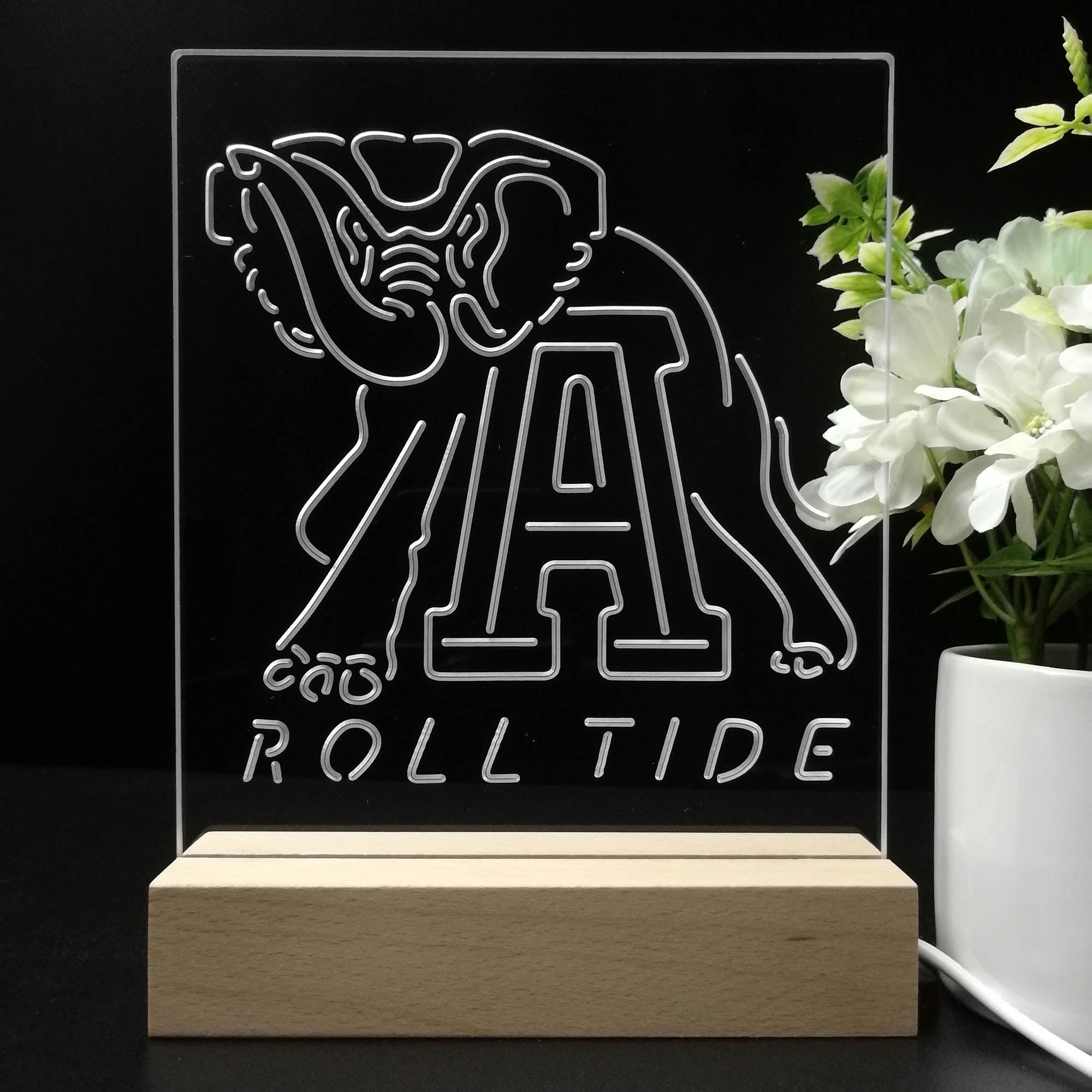 University of Alabama Roll Tide Sport Team Night Lamp 3D Illusion Lamp