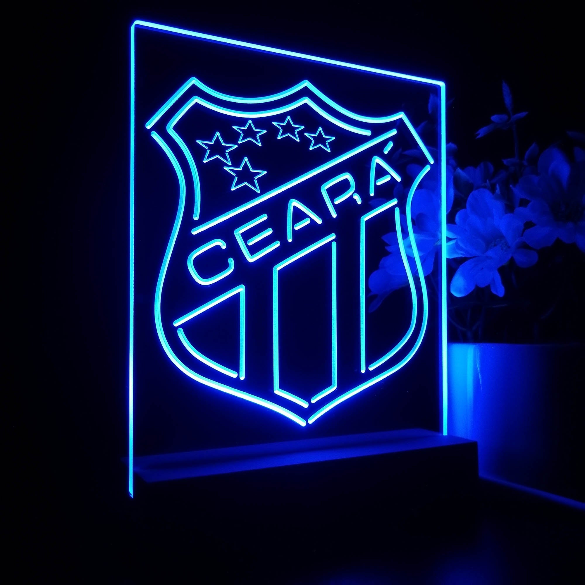 Ceará Sporting Club 3D LED Optical Illusion Sport Team Night Light