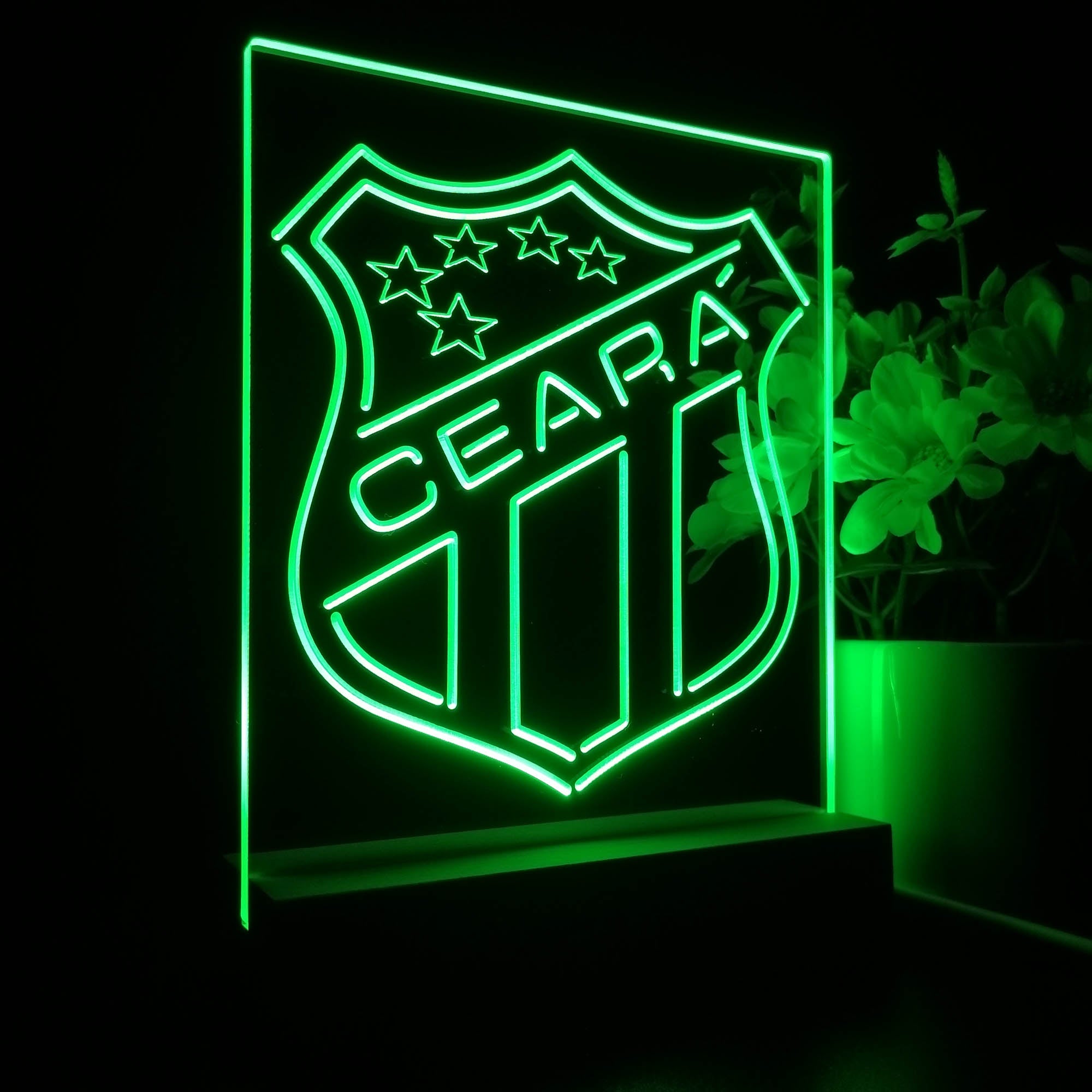 Ceará Sporting Club 3D LED Optical Illusion Sport Team Night Light