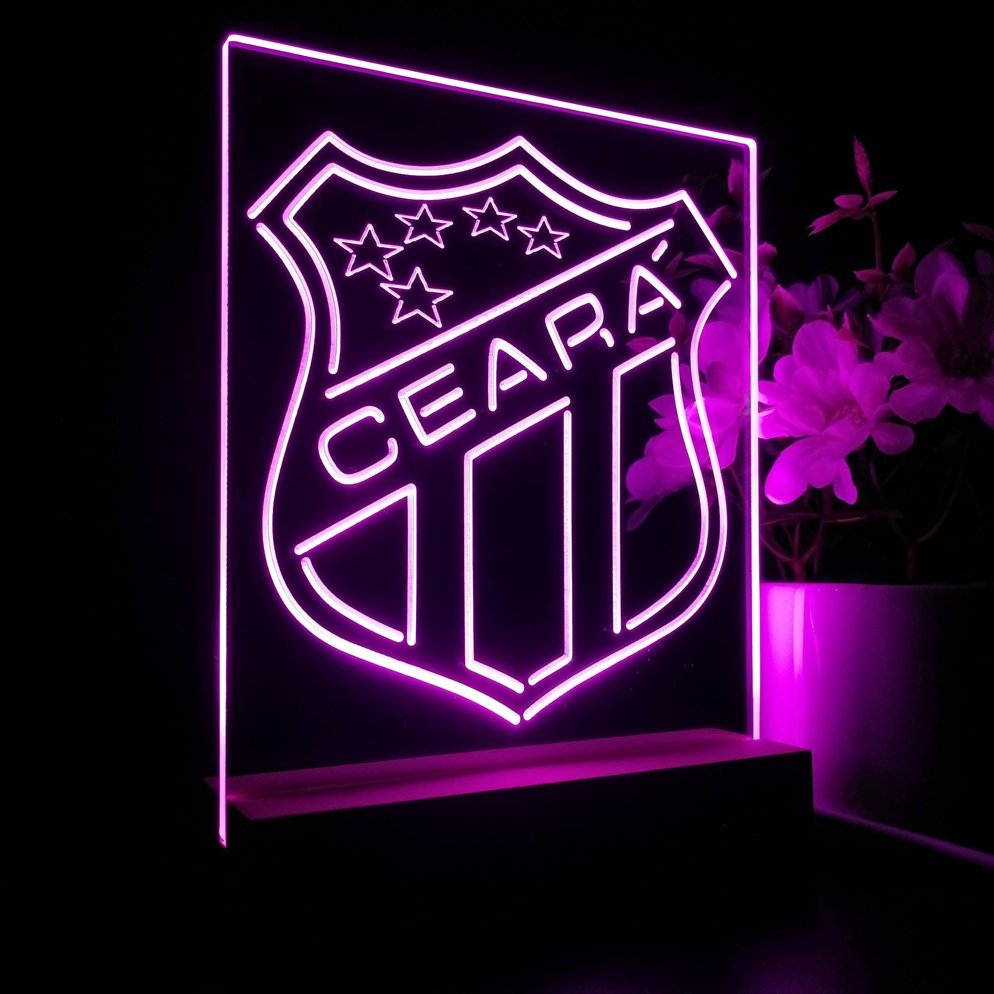 Ceará Sporting Club 3D LED Optical Illusion Sport Team Night Light