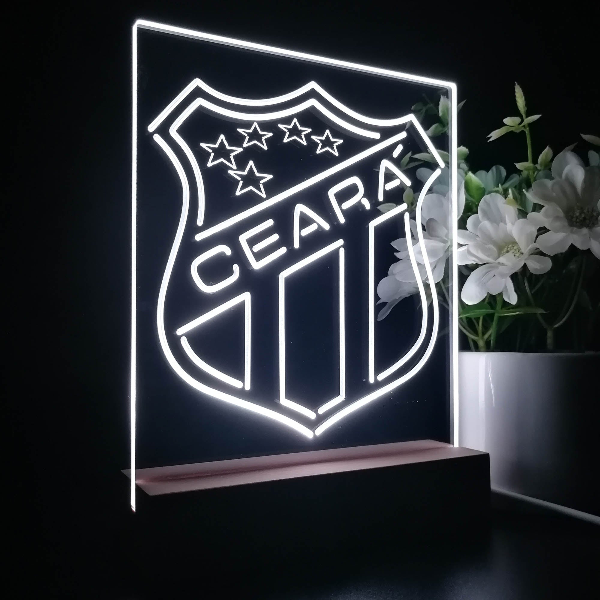 Ceará Sporting Club 3D LED Optical Illusion Sport Team Night Light