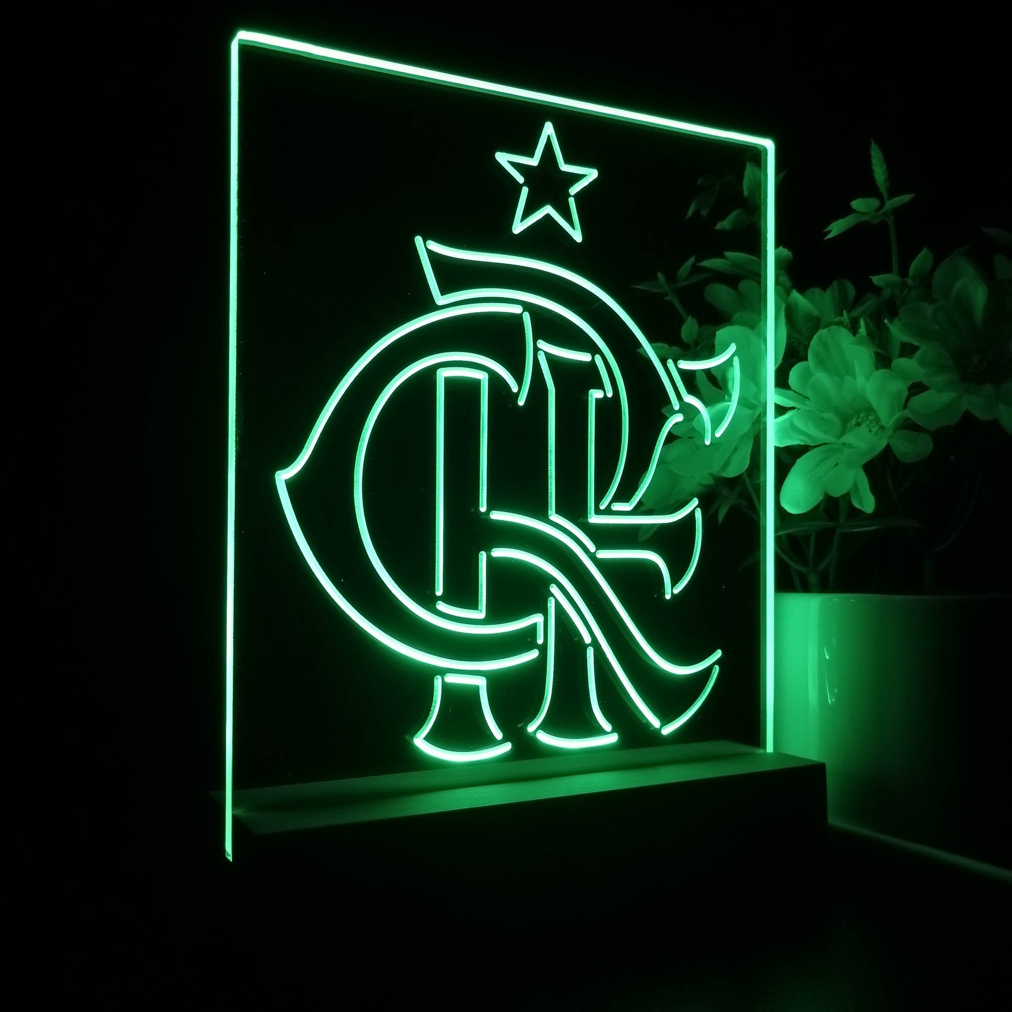 Clube de Regatas do Flamengo 3D LED Optical Illusion Sport Team Night Light