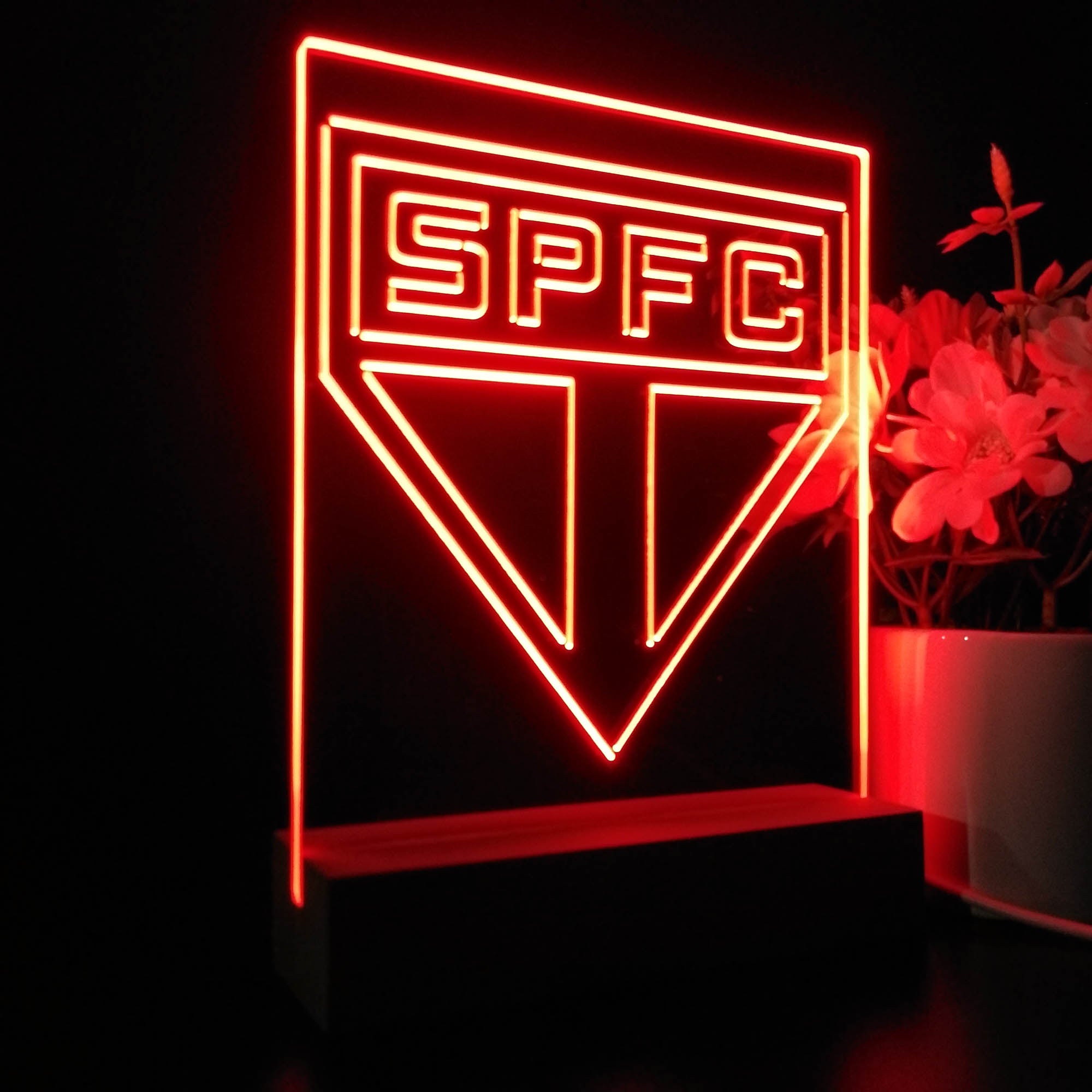 SPFC Club Sport Team Night Lamp 3D Illusion Lamp