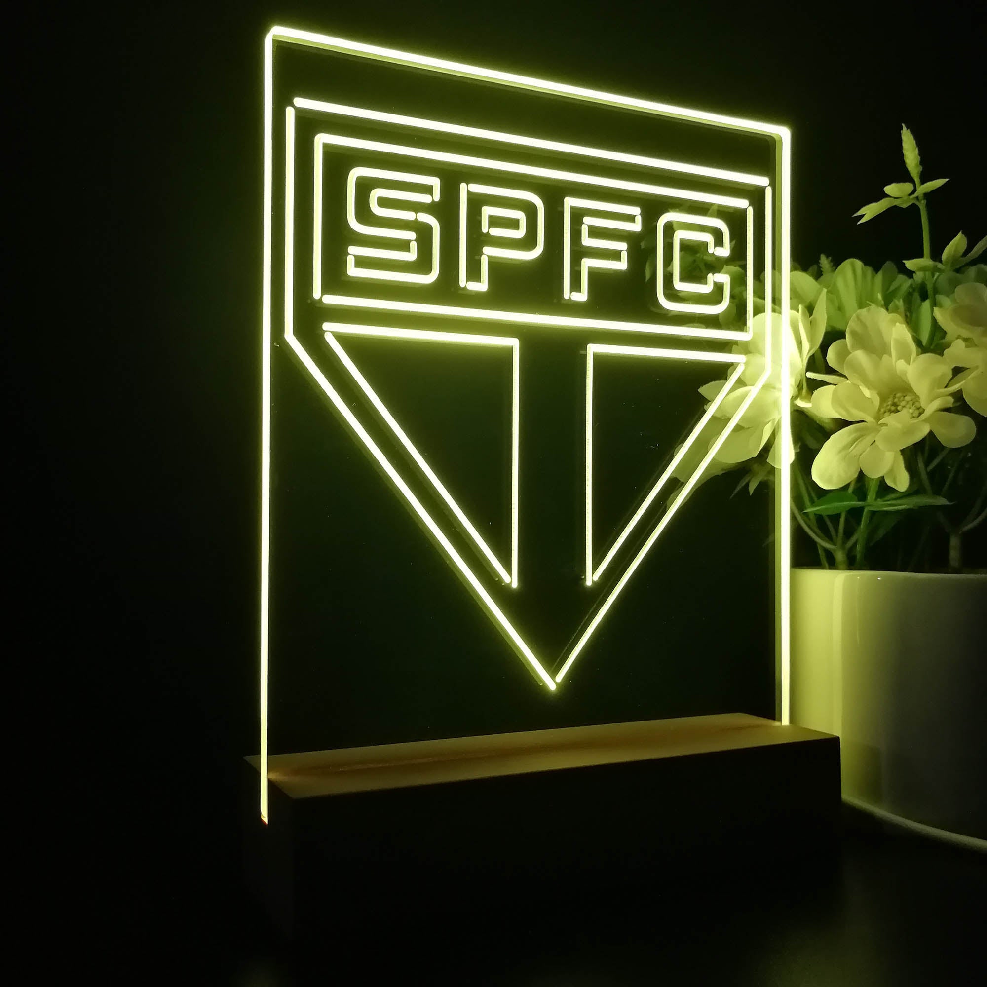 SPFC Club Sport Team Night Lamp 3D Illusion Lamp